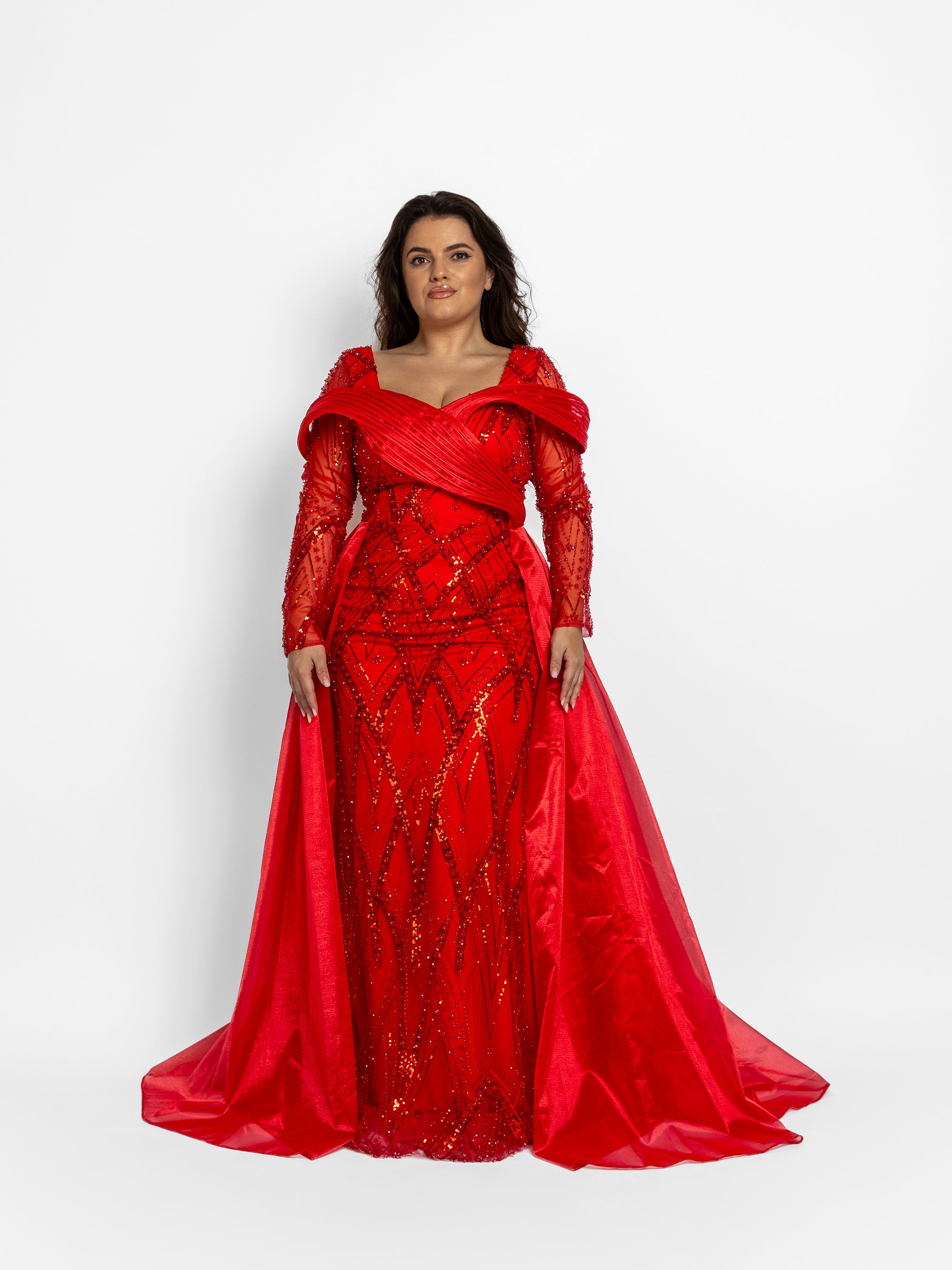 Rochie Lunga "Demetra", Rosie