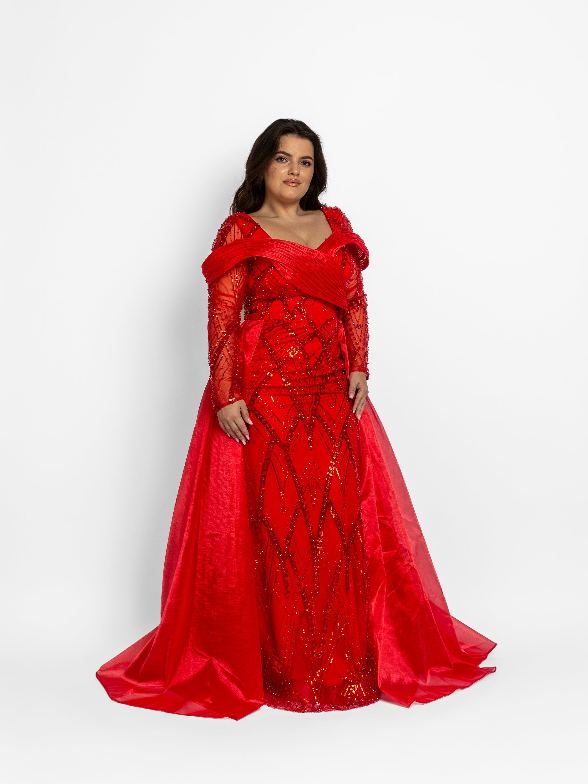 Rochie Lunga "Demetra", Rosie