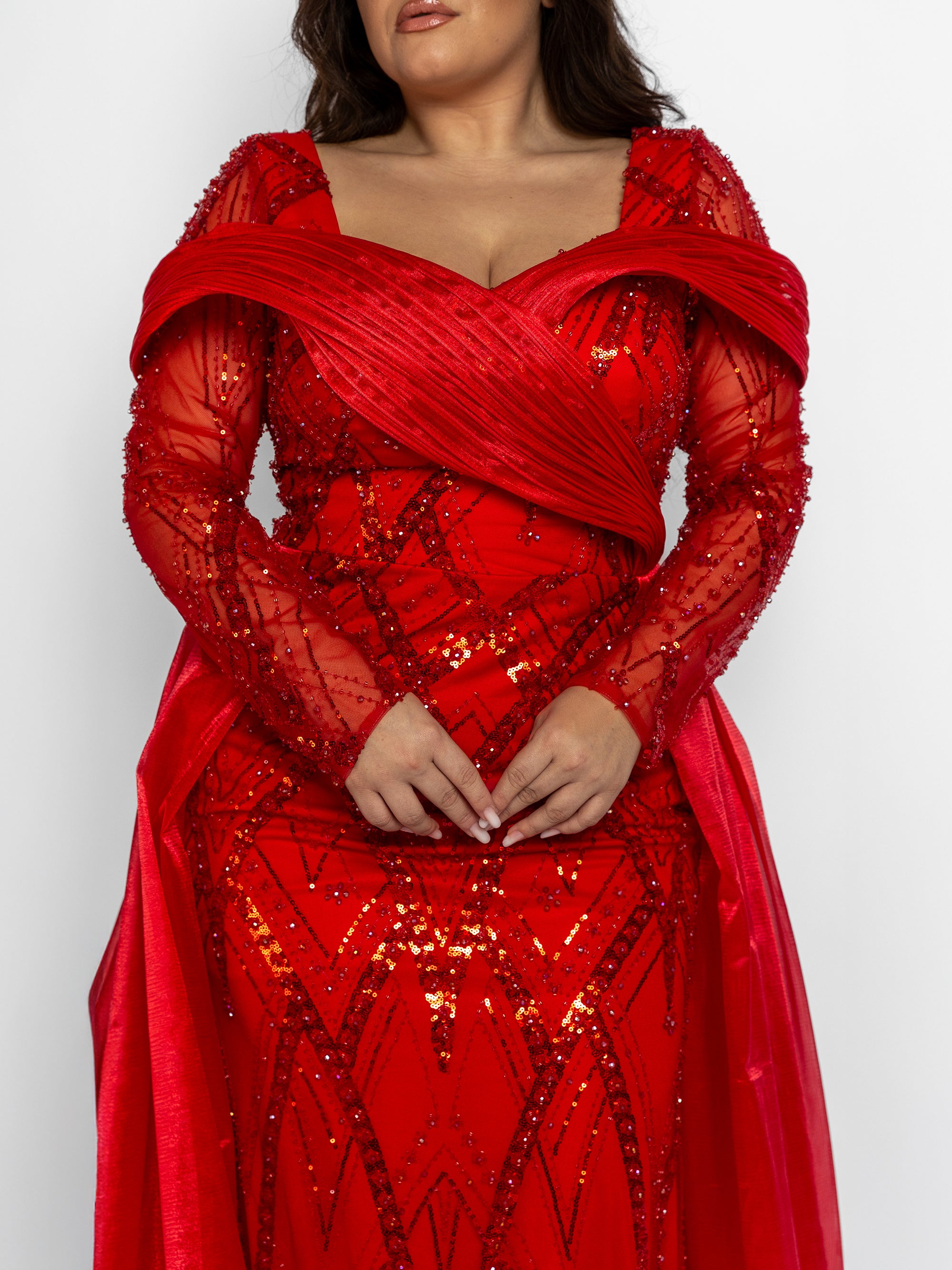 Rochie Lunga "Demetra", Rosie