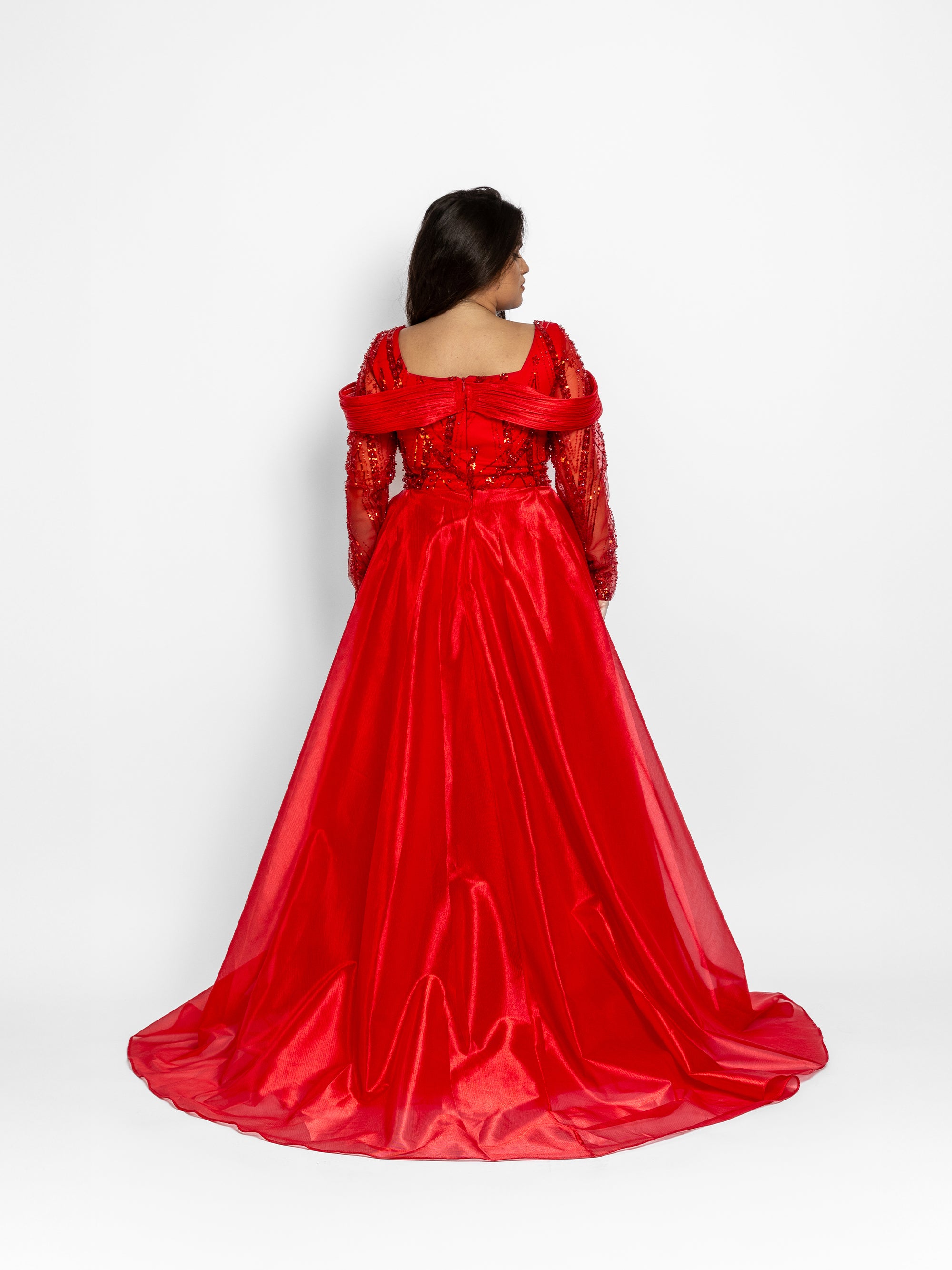 Rochie Lunga "Demetra", Rosie