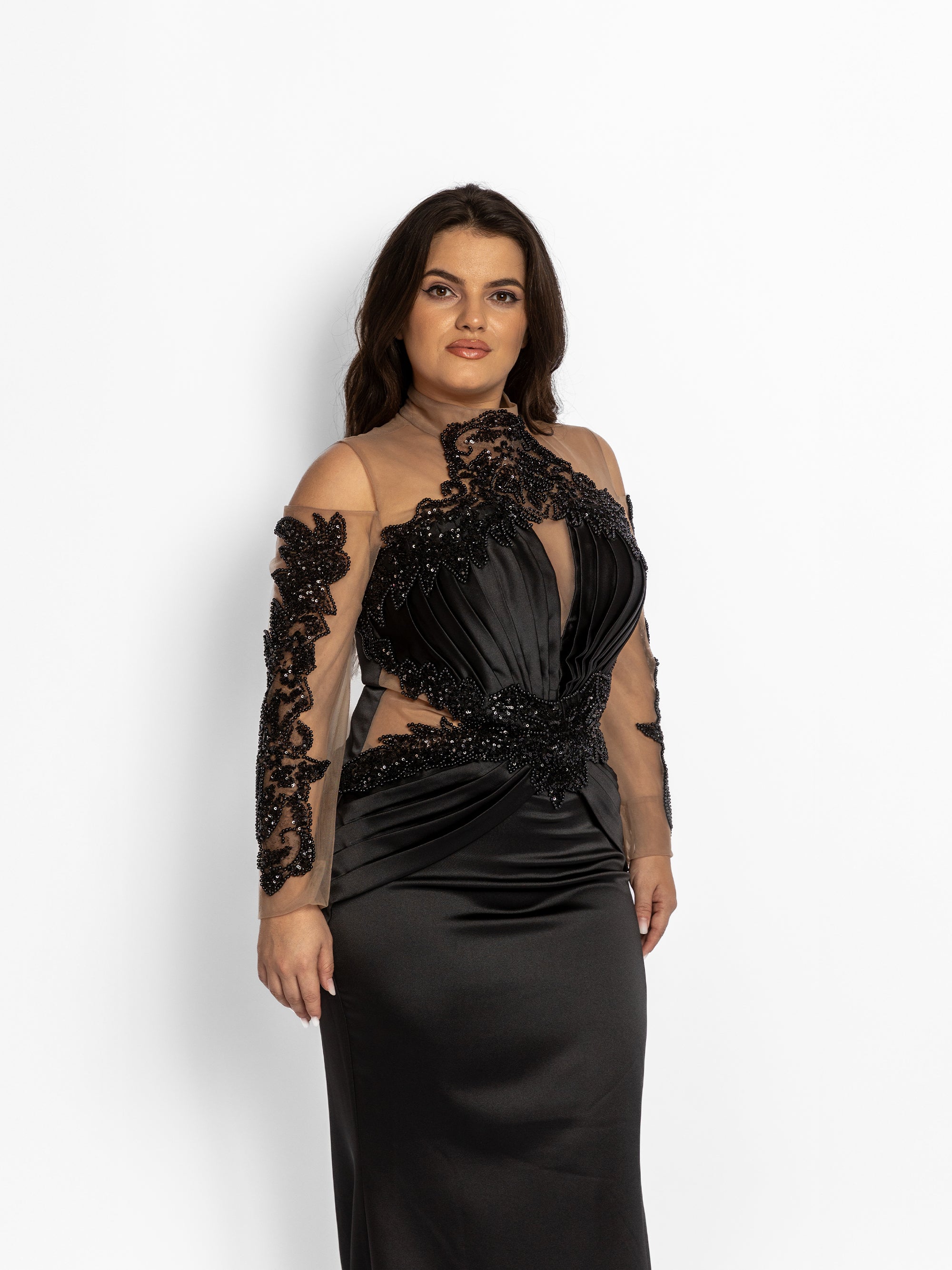 Rochie Lunga "Azira", Neagra