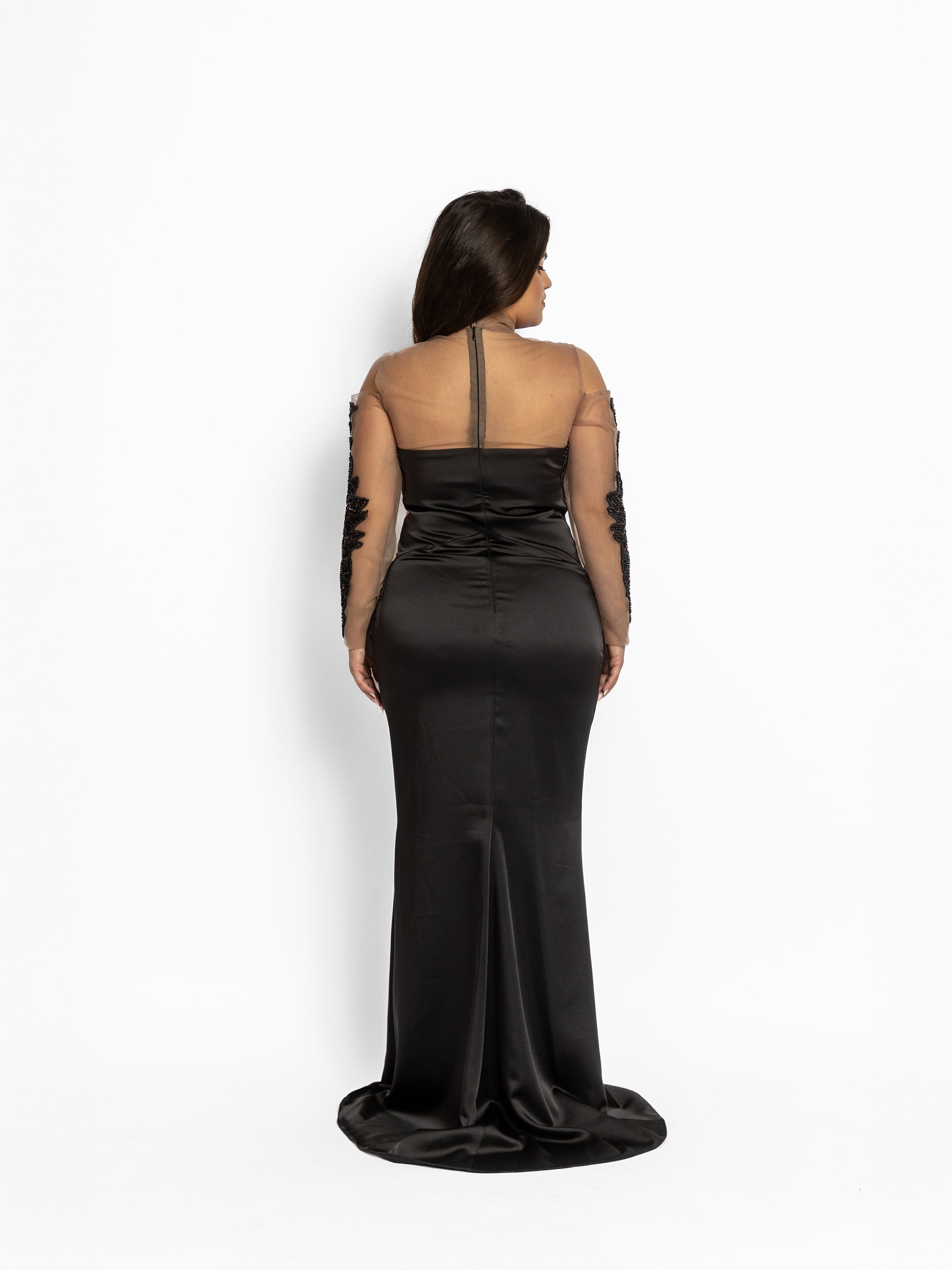 Rochie Lunga "Azira", Neagra