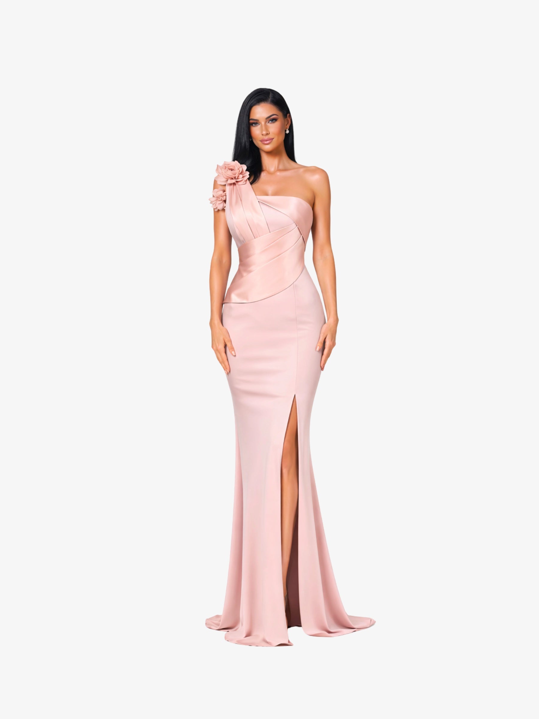 Rochie Eleganta “Begonia”, Roz