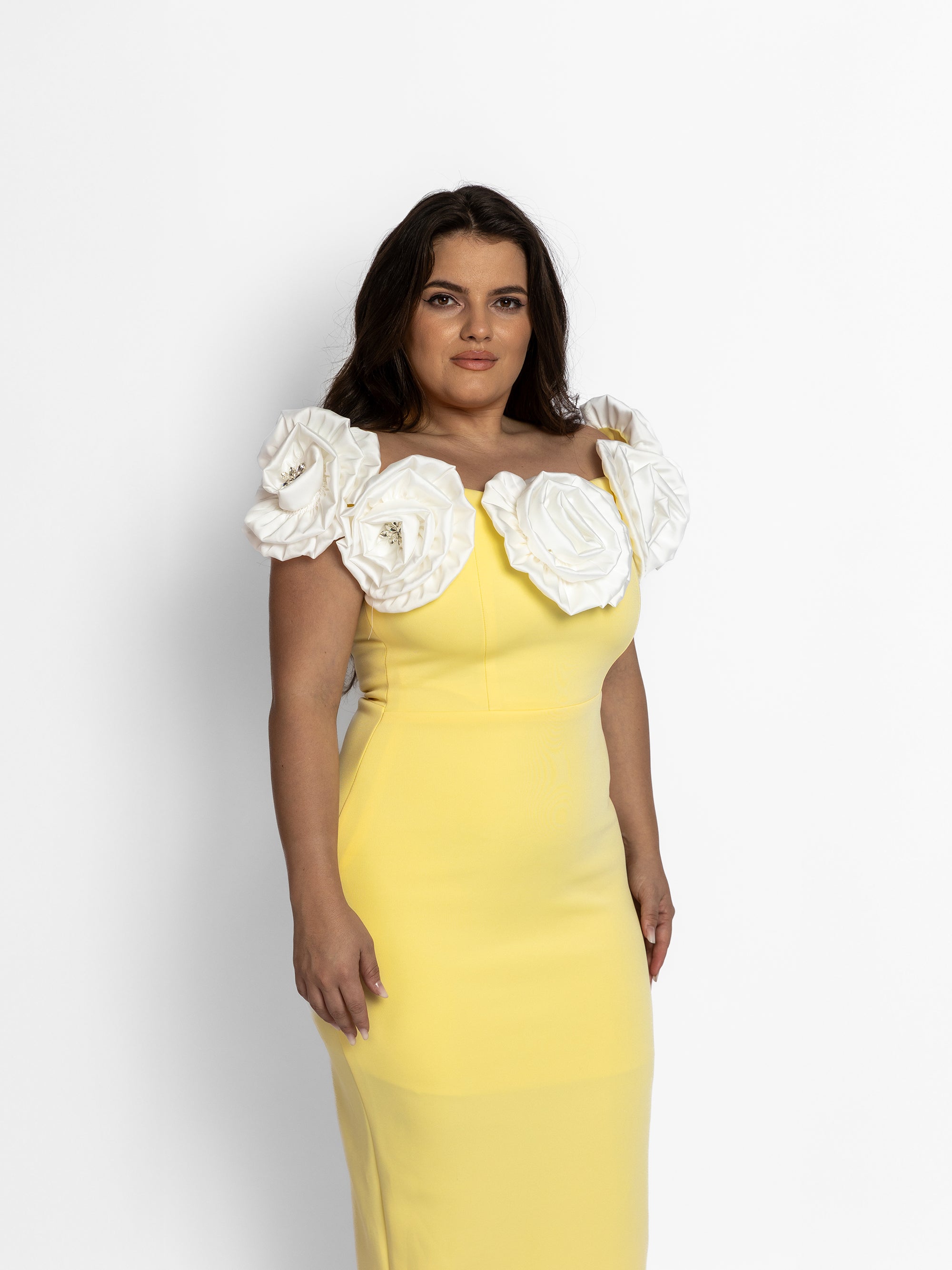 Rochie Lunga "Gretta", Galbena
