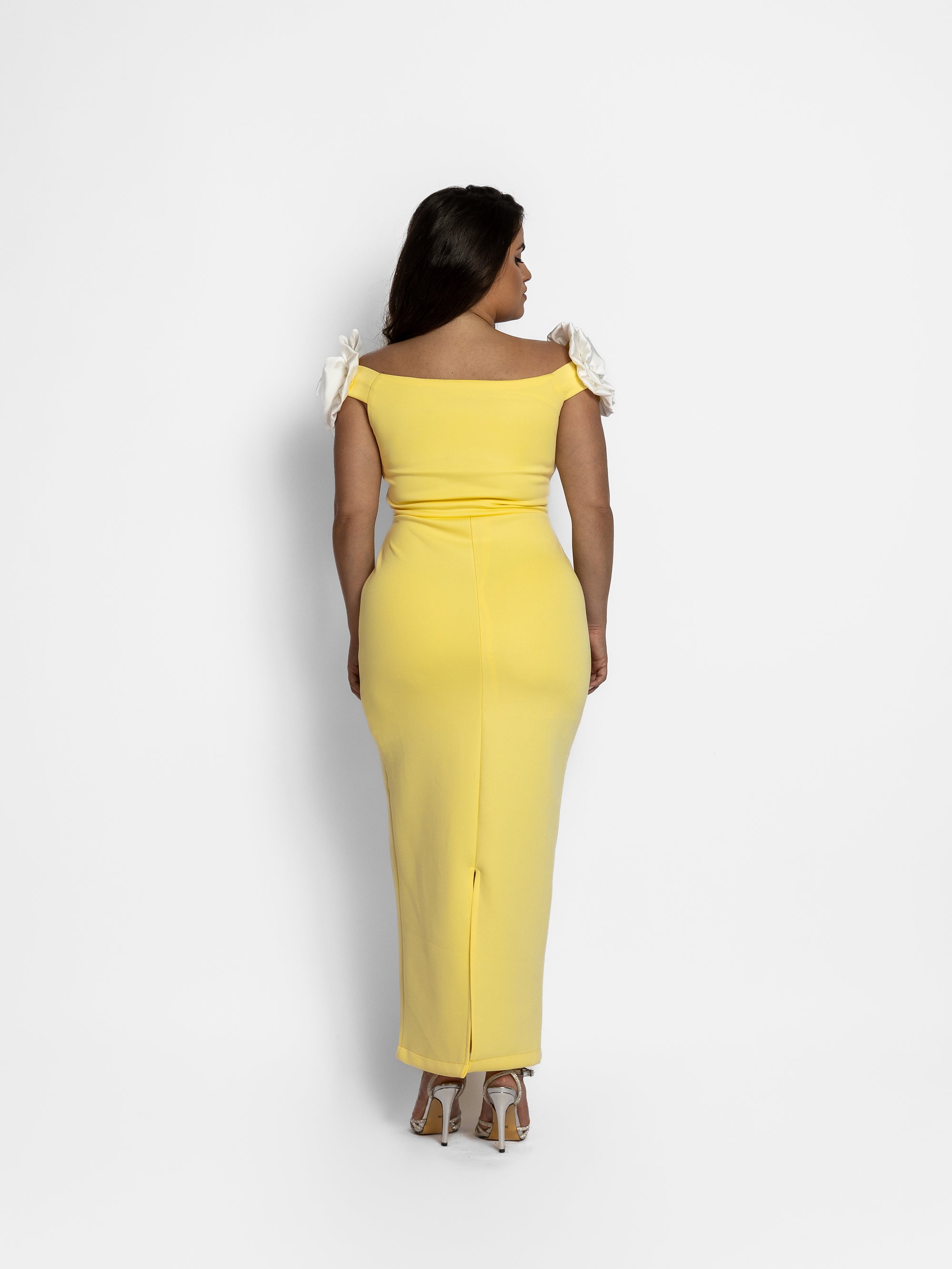 Rochie Lunga "Gretta", Galbena