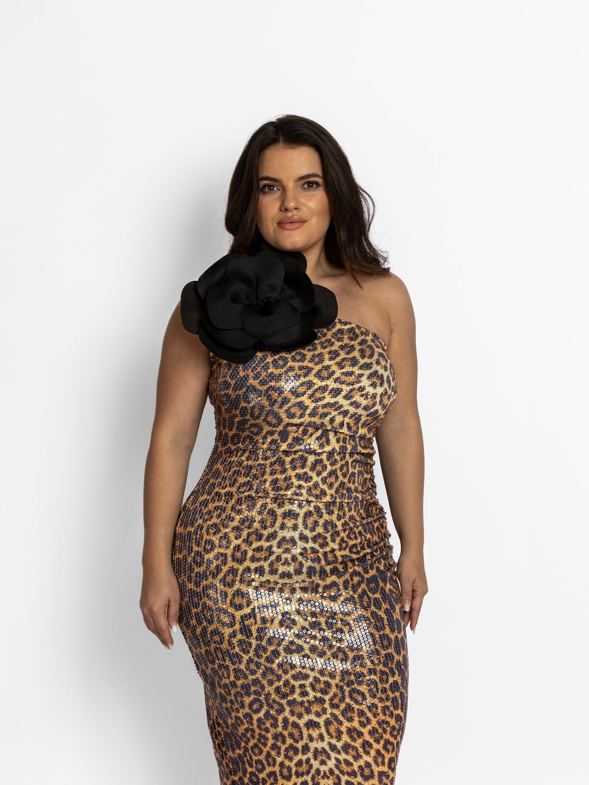 Rochie Lunga "Tigerry", Leopard