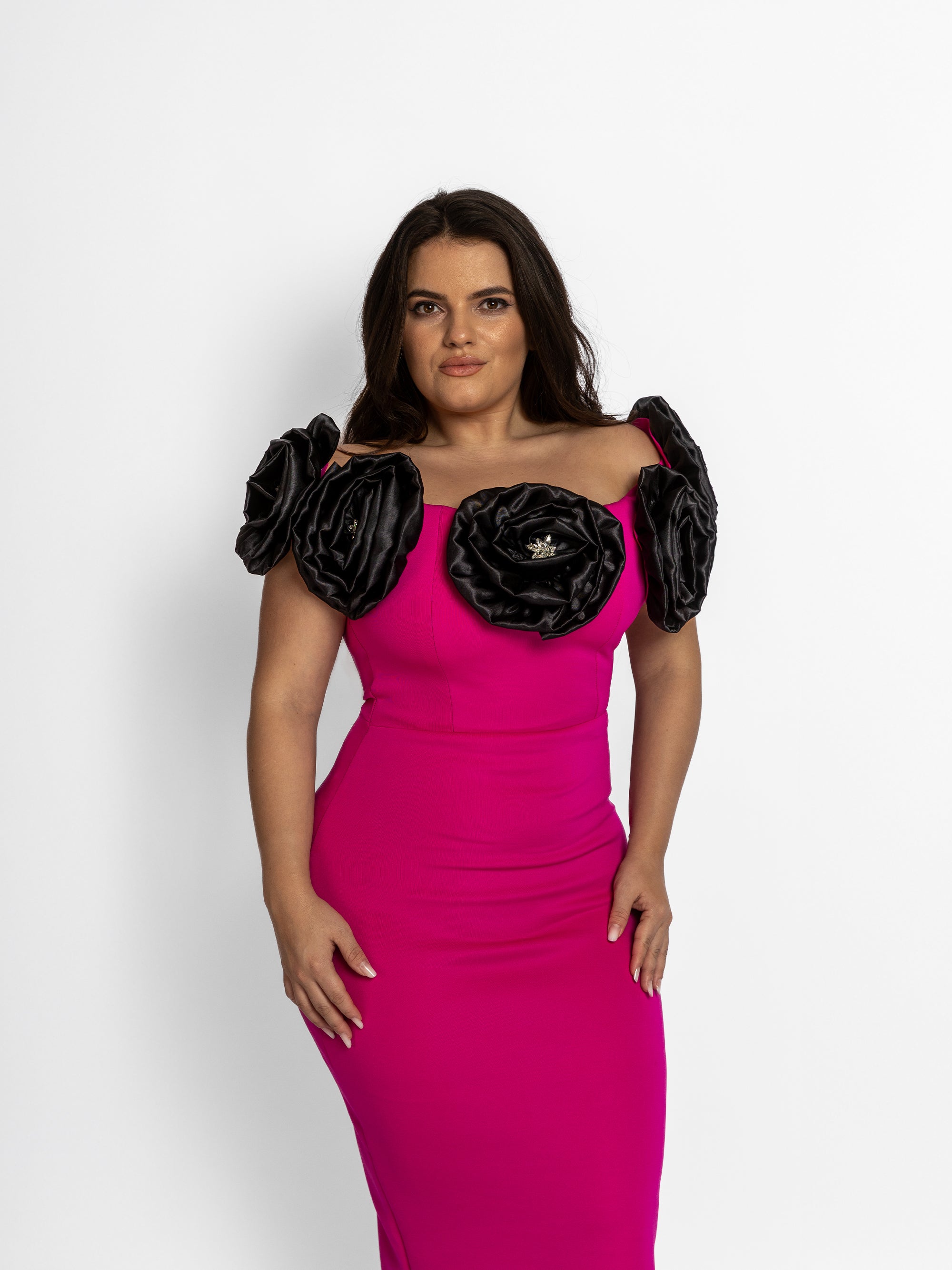 Rochie Lunga "Gretta", Fucsia