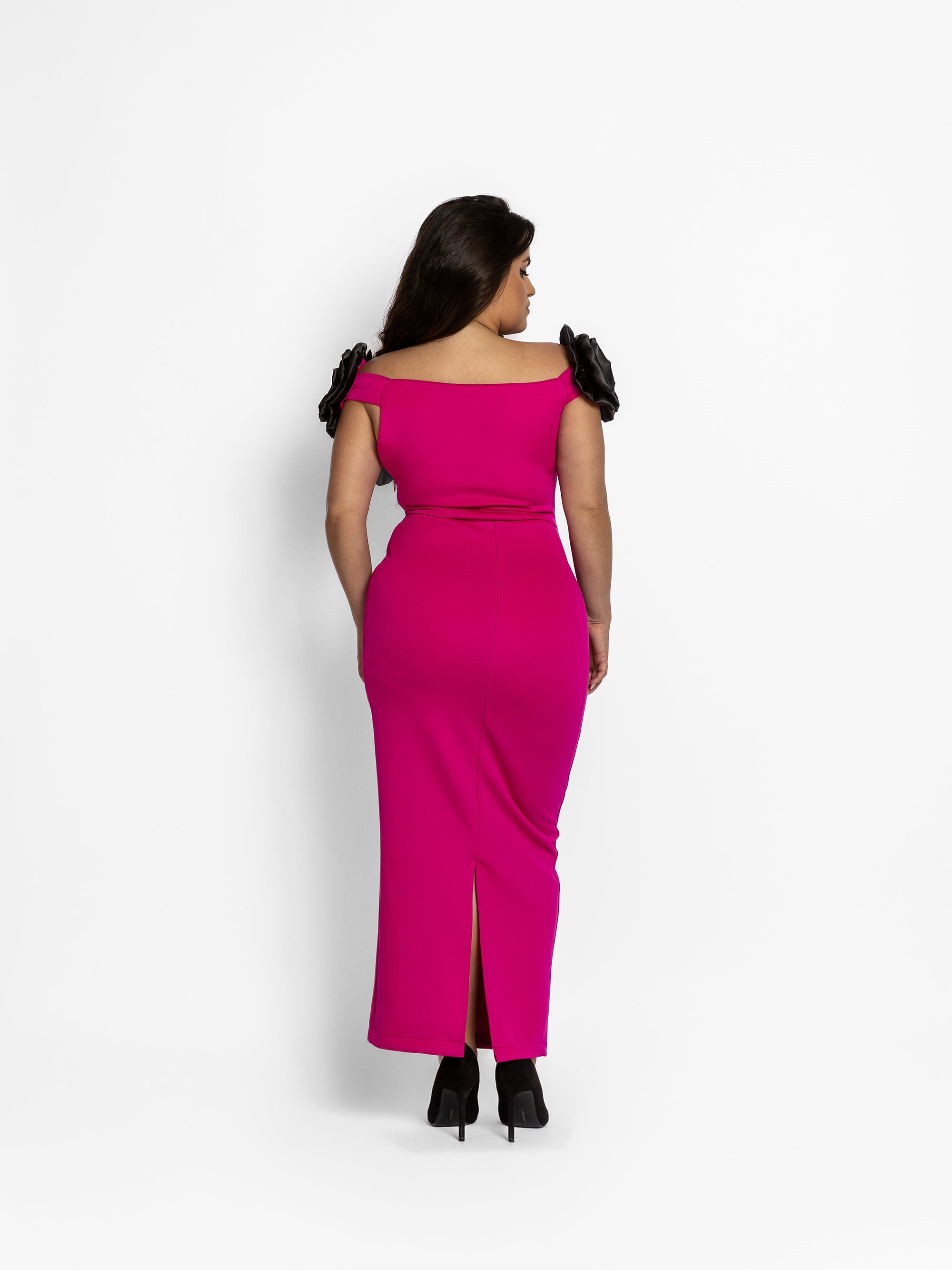 Rochie Lunga "Gretta", Fucsia