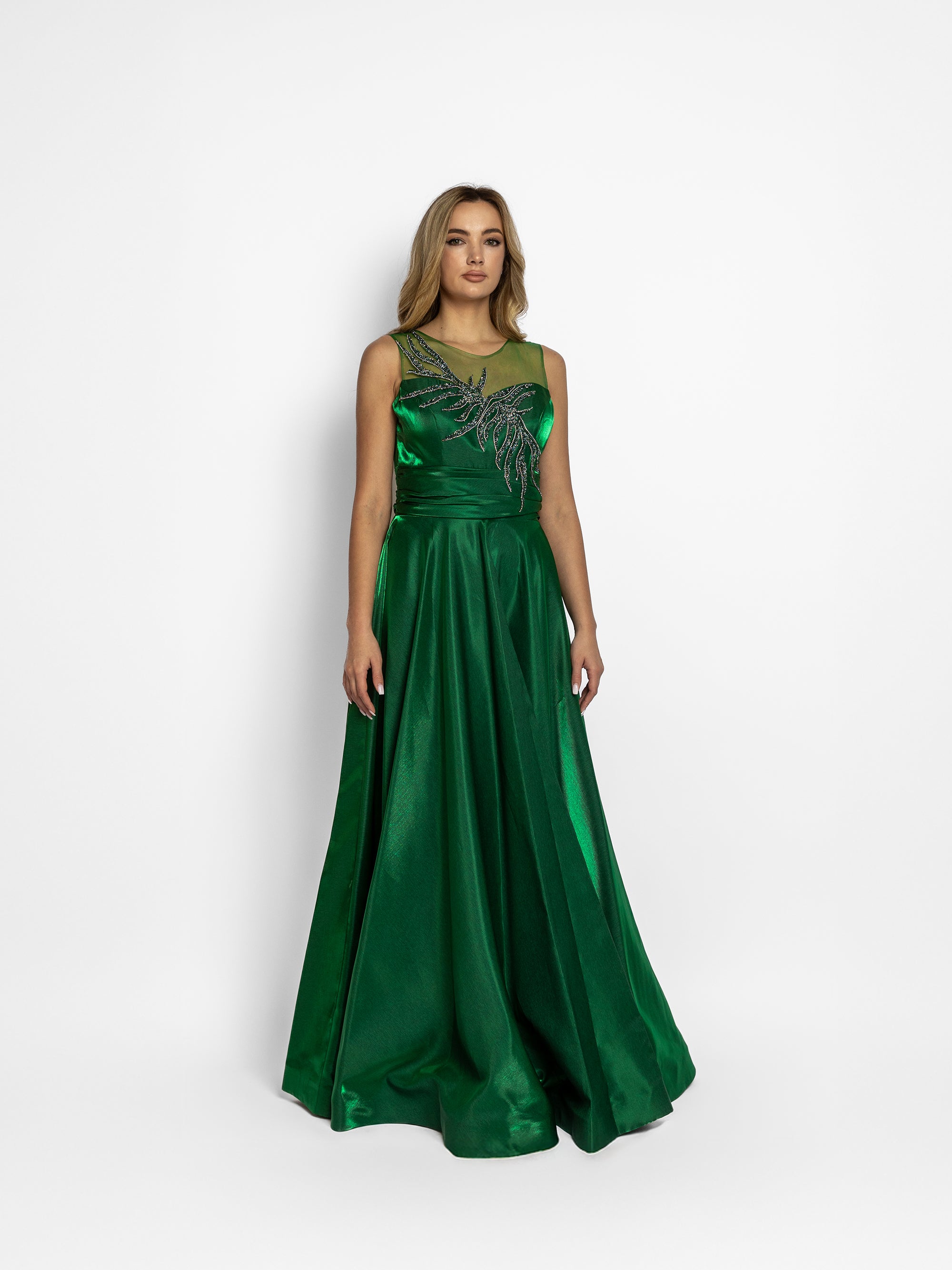 Rochie Lunga "Nelly", Verde