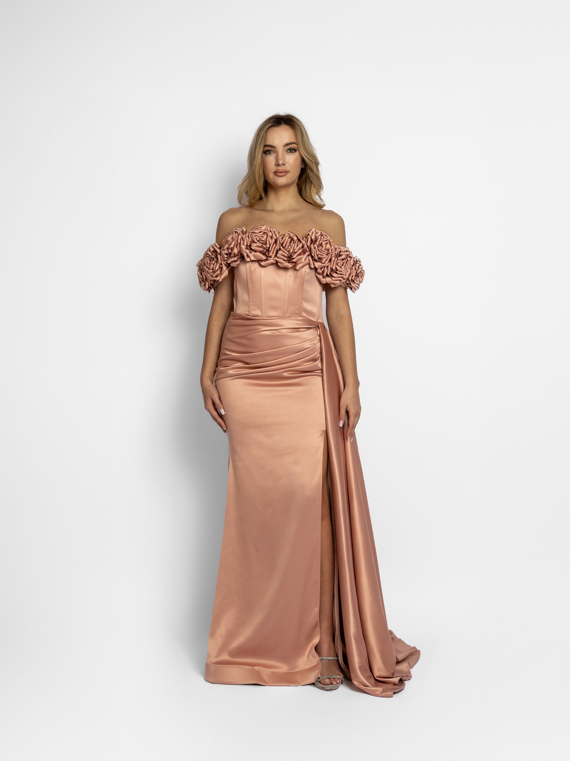 Rochie Lunga "Luiza Luxury", Maro