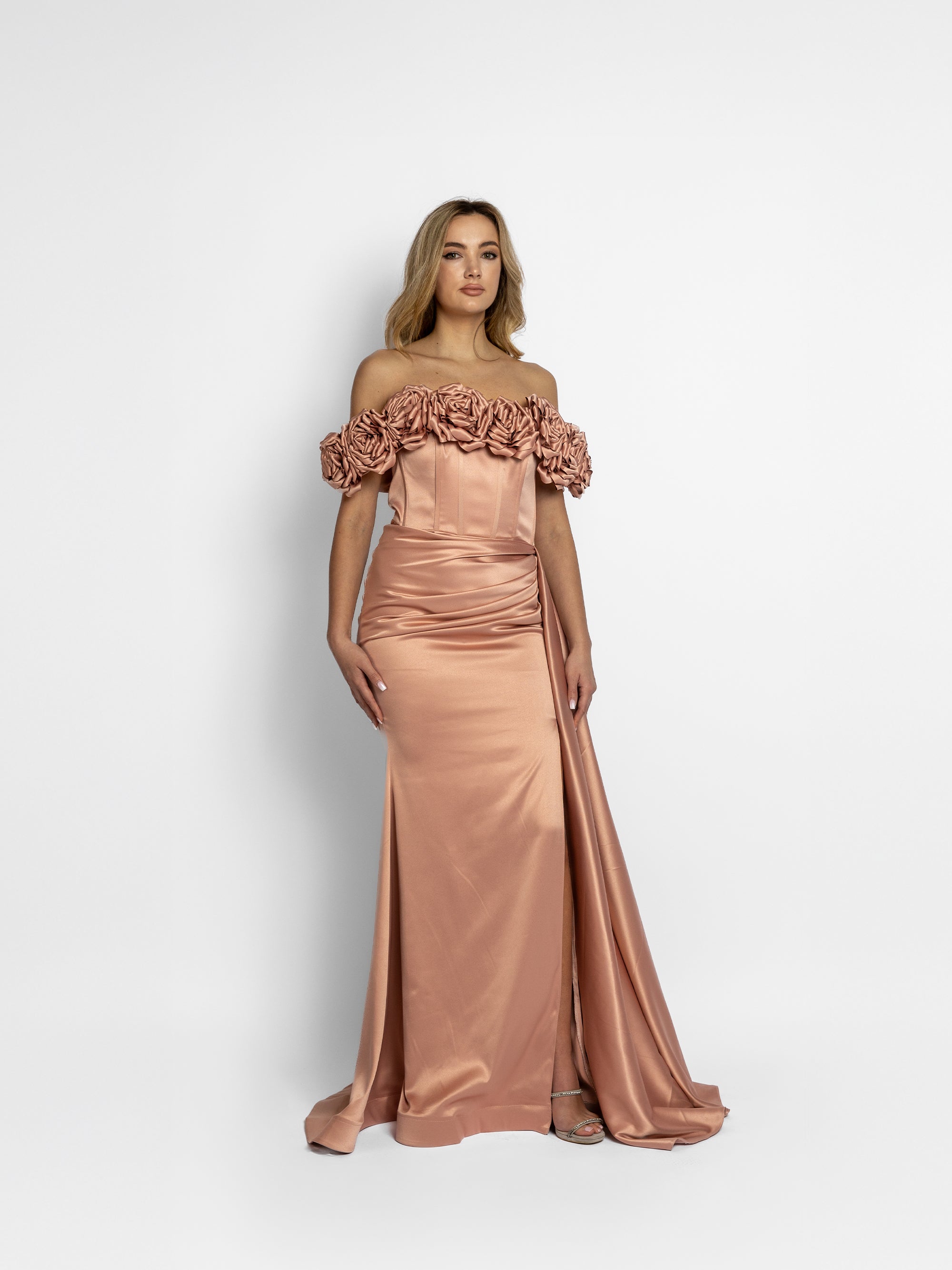 Rochie Lunga "Luiza Luxury", Maro
