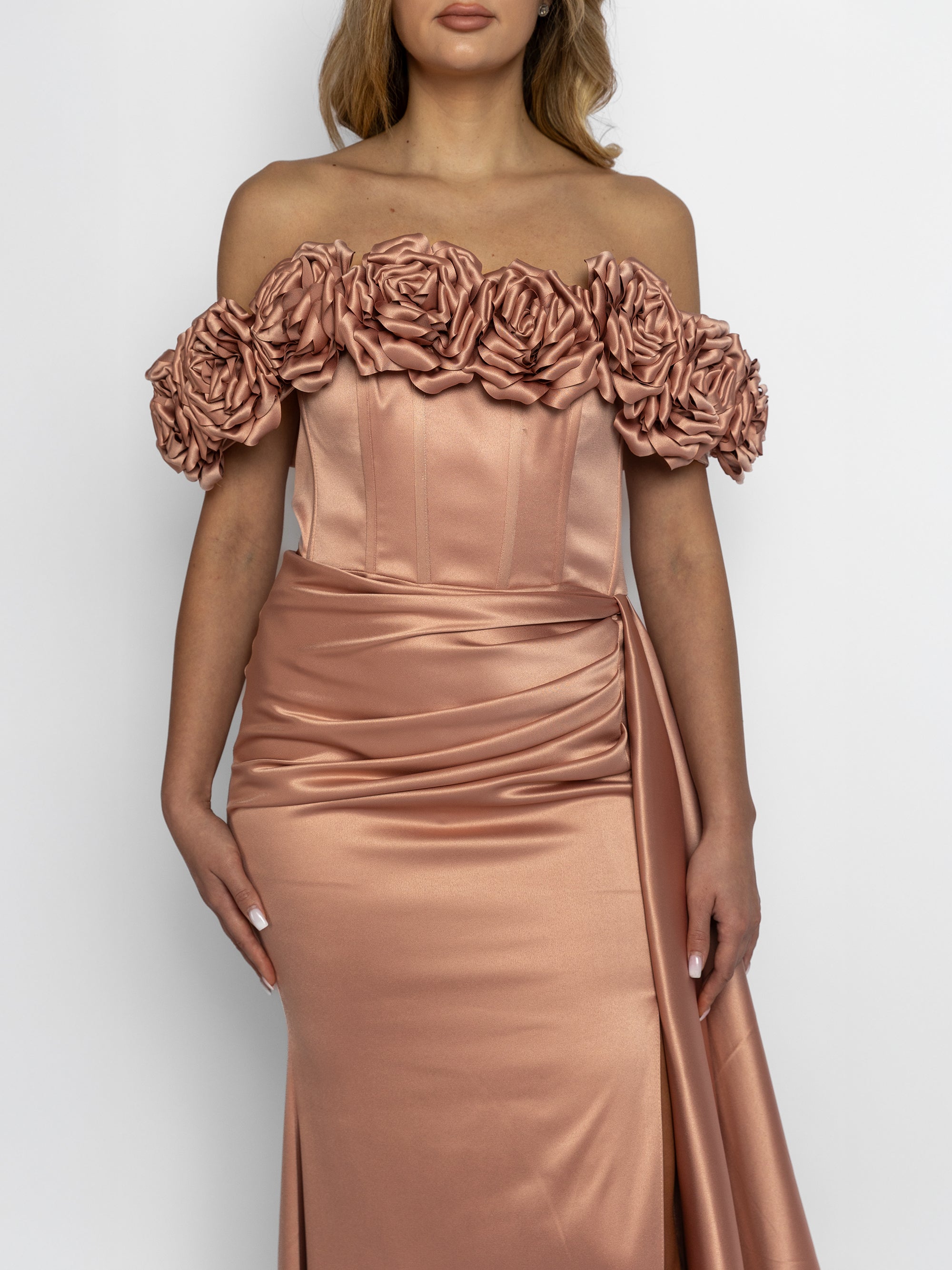Rochie Lunga "Luiza Luxury", Maro