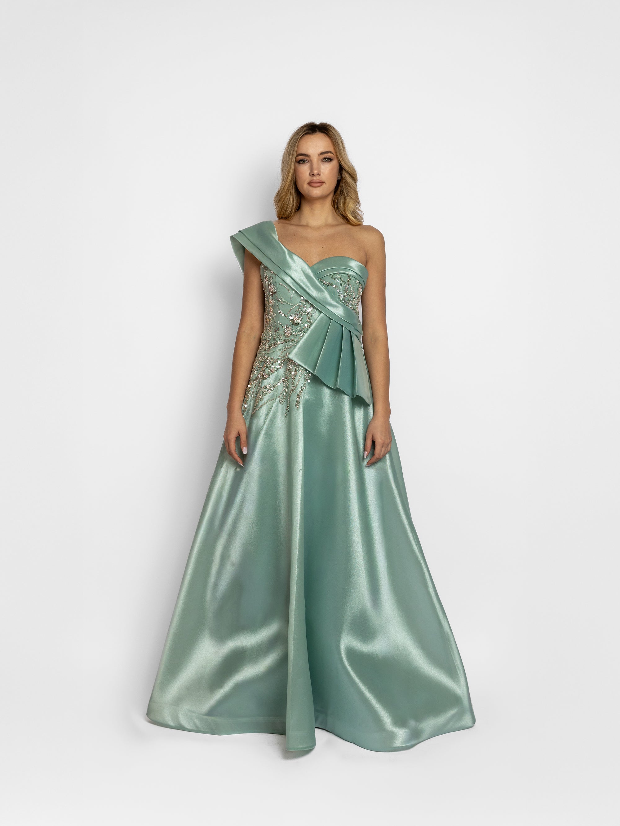 Rochie Lunga "Linda", Verde