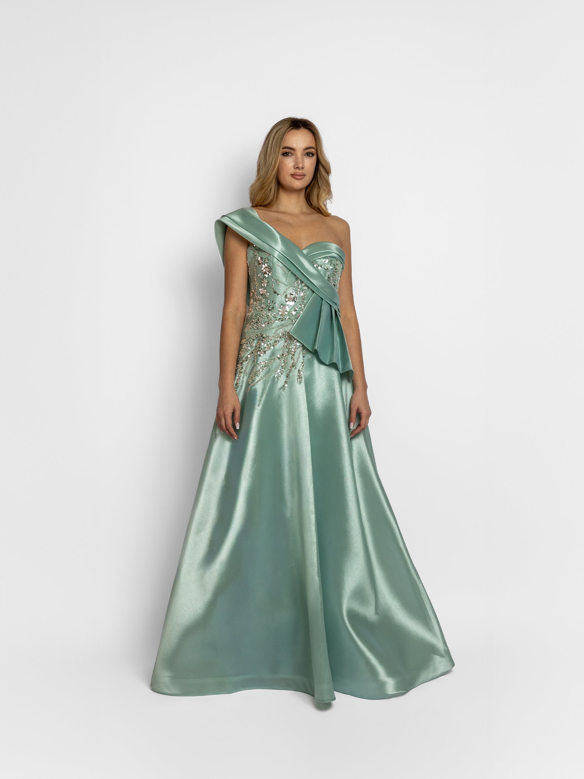 Rochie Lunga "Linda", Verde