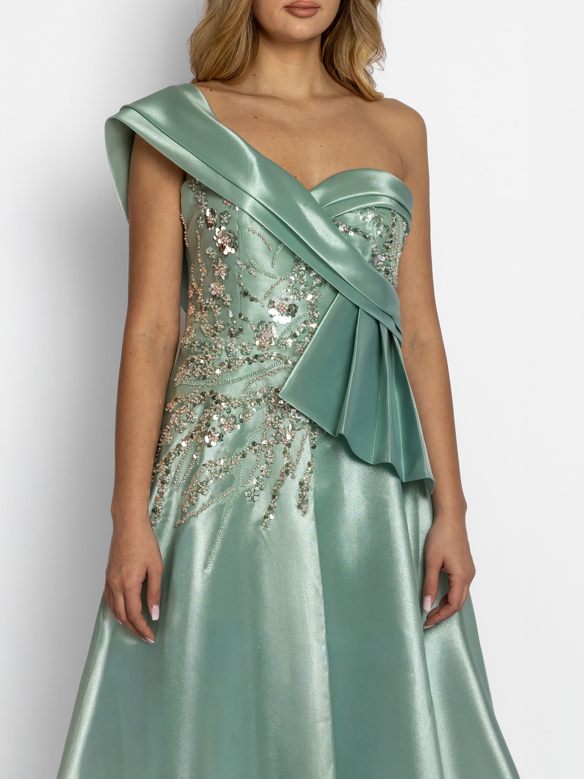 Rochie Lunga "Linda", Verde