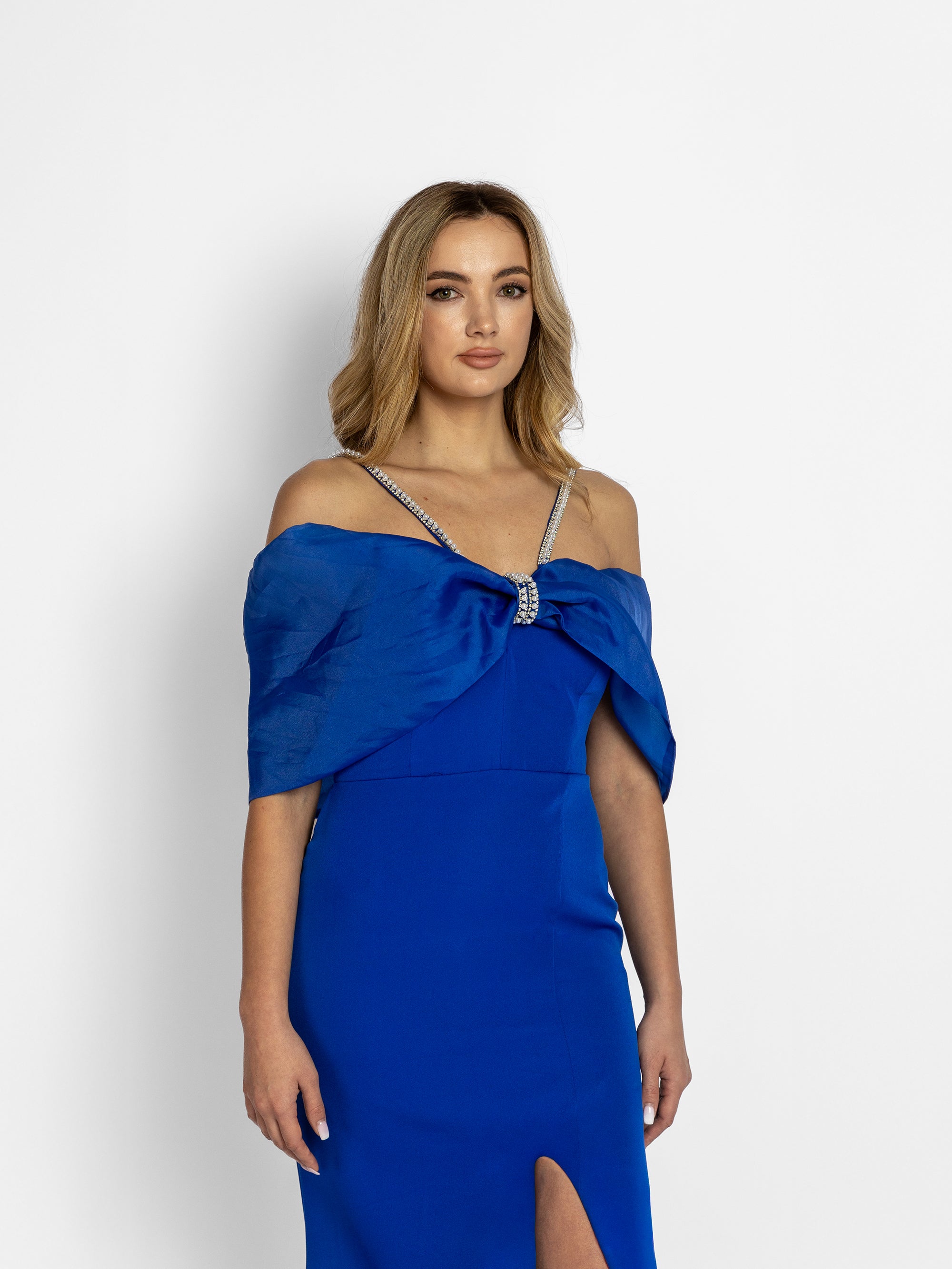 Rochie Lunga "Layla", Albastra