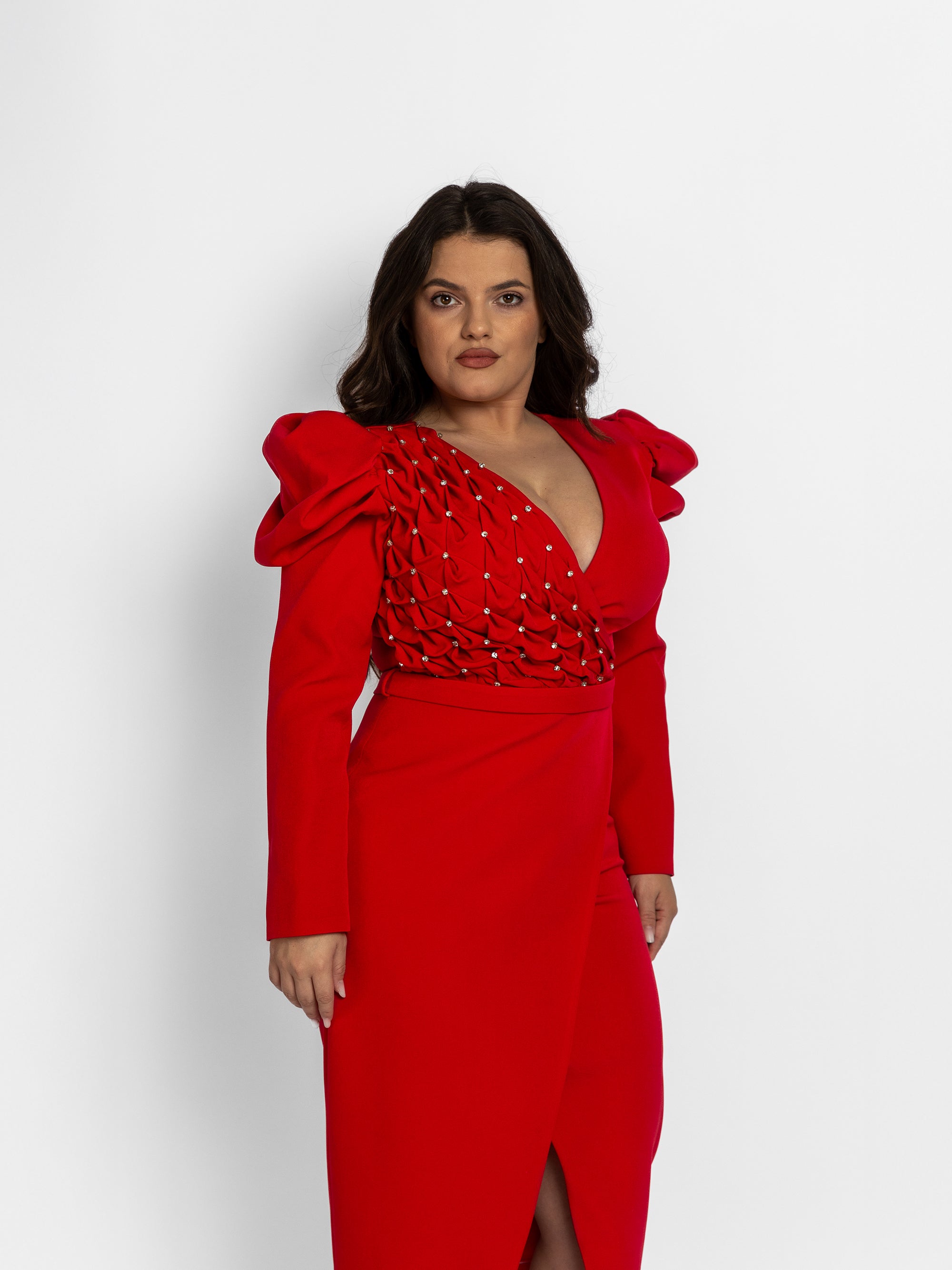 Rochie Scurta "Laryss" Rosu