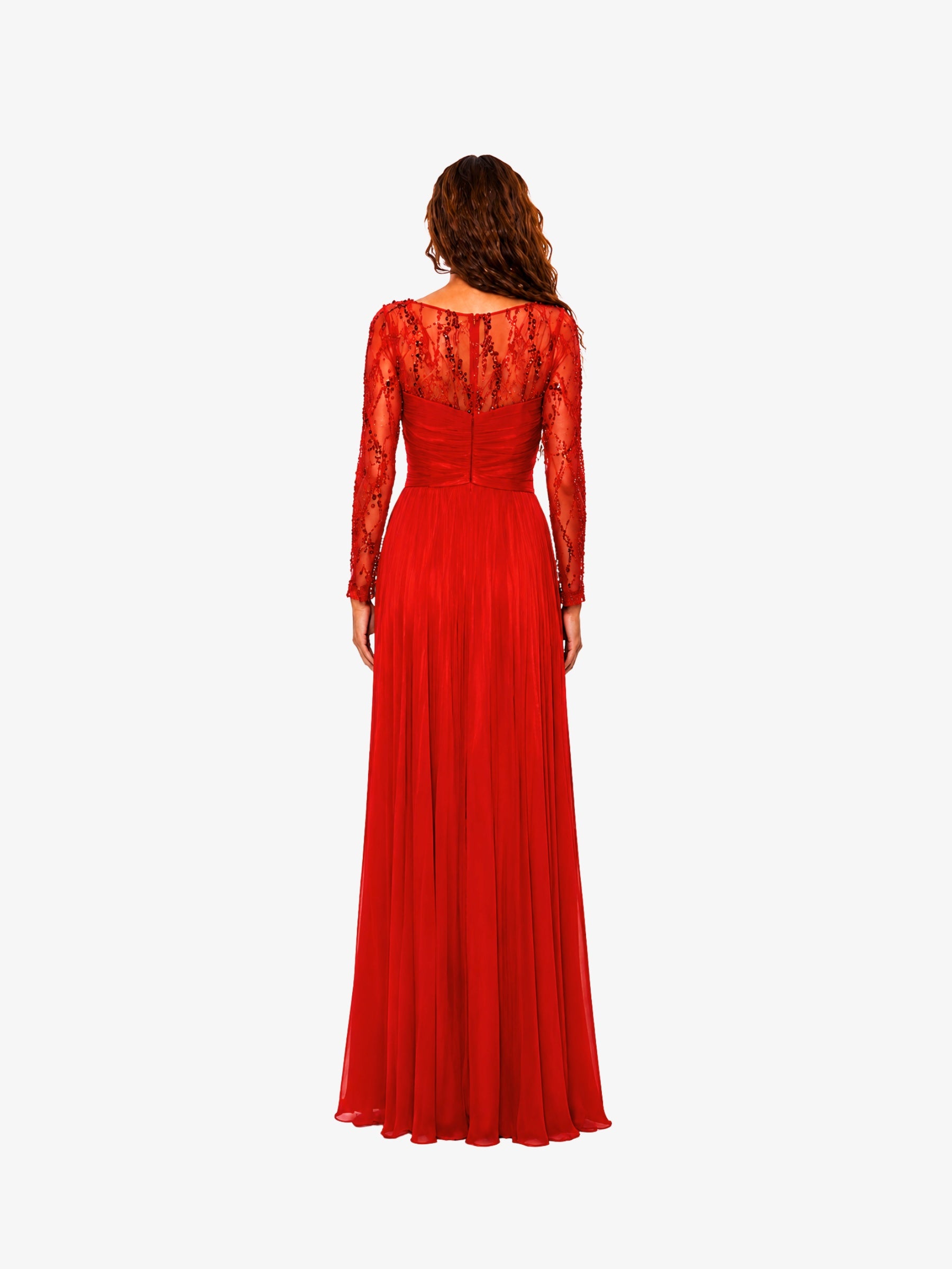 Rochie Lunga “Christine”, Rosu