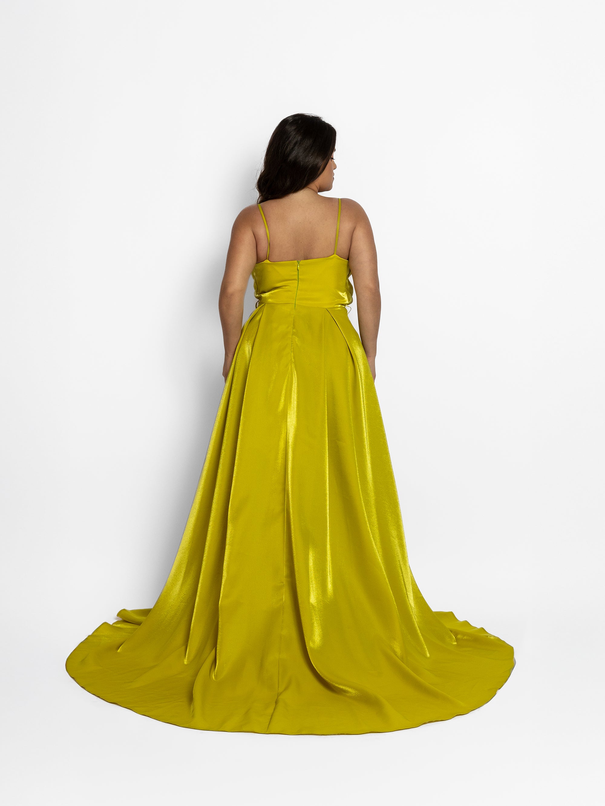 Rochie Lunga "Casy", Verde Fistic