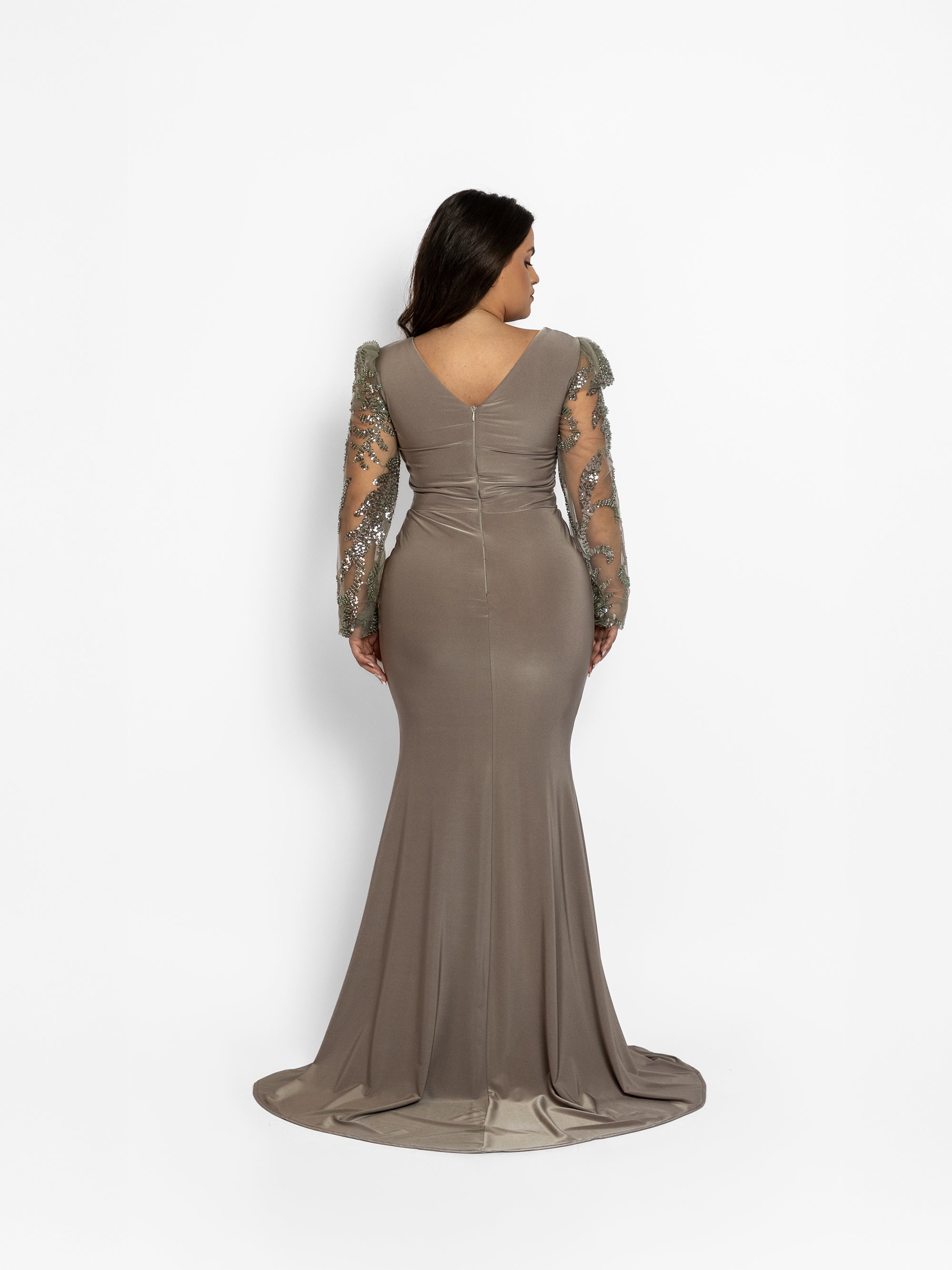 Rochie Lunga "Iazira", Gri