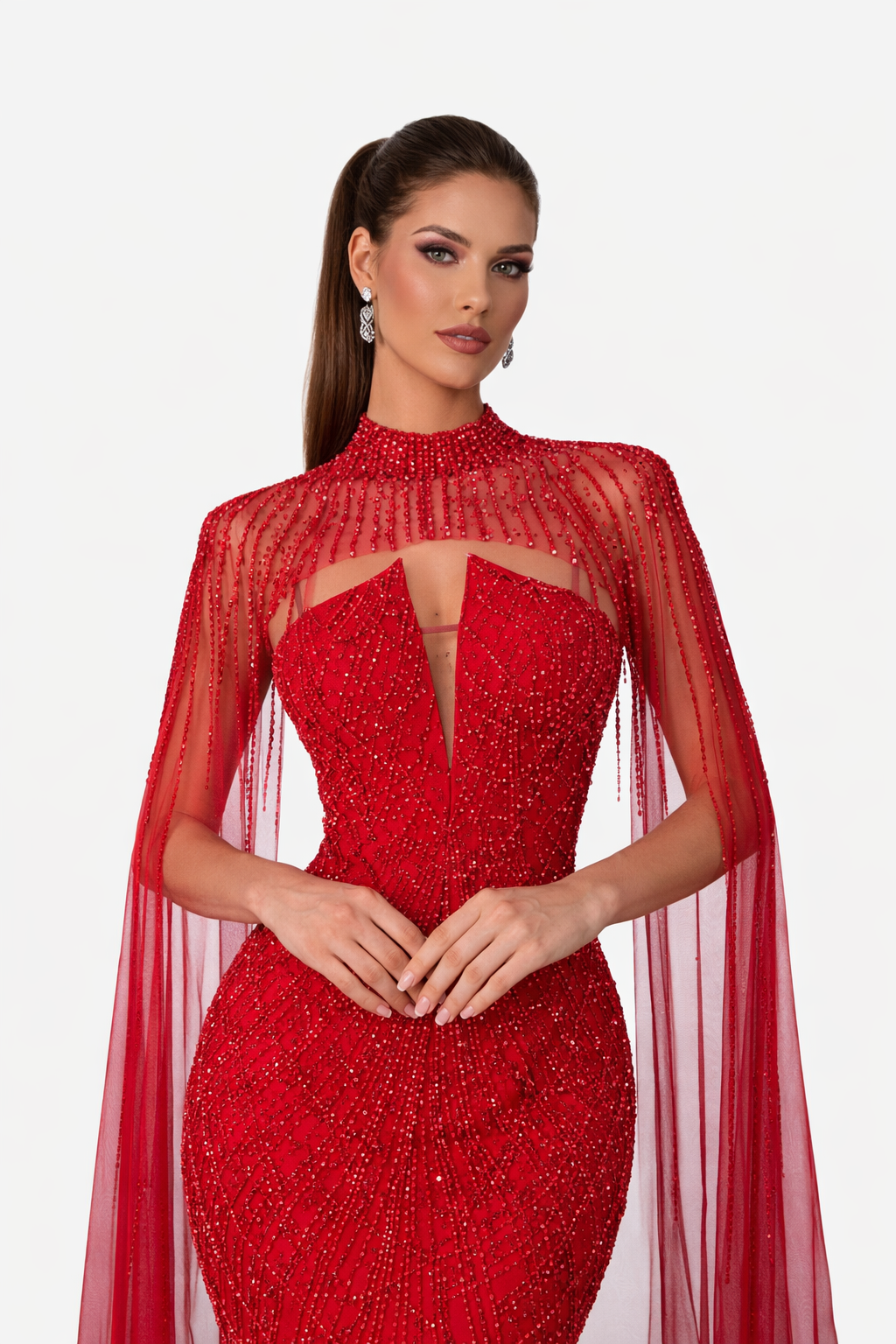 Rochie Eleganta “Camila”, Rosu