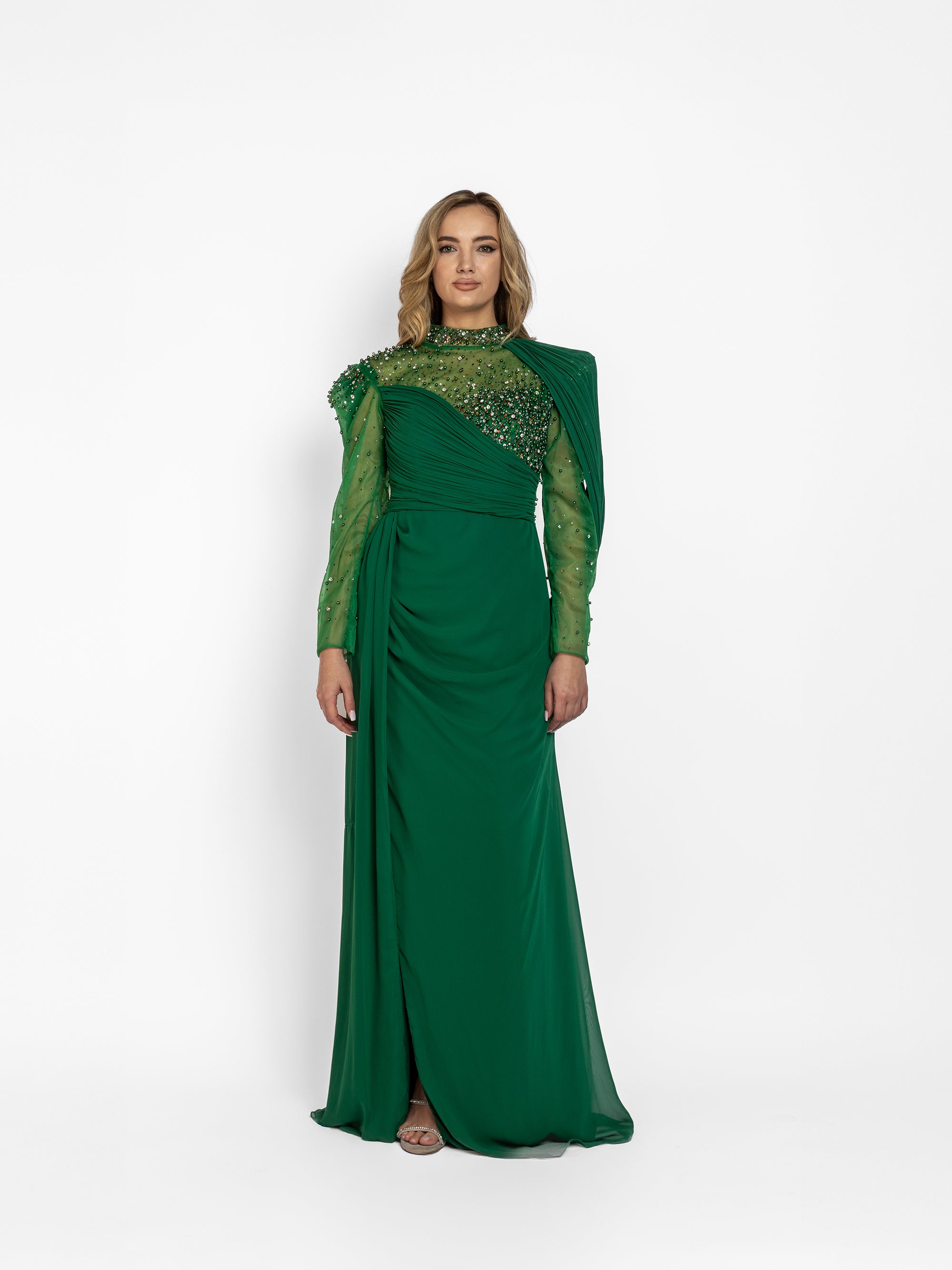 Rochie Lunga "Sahara" Verde