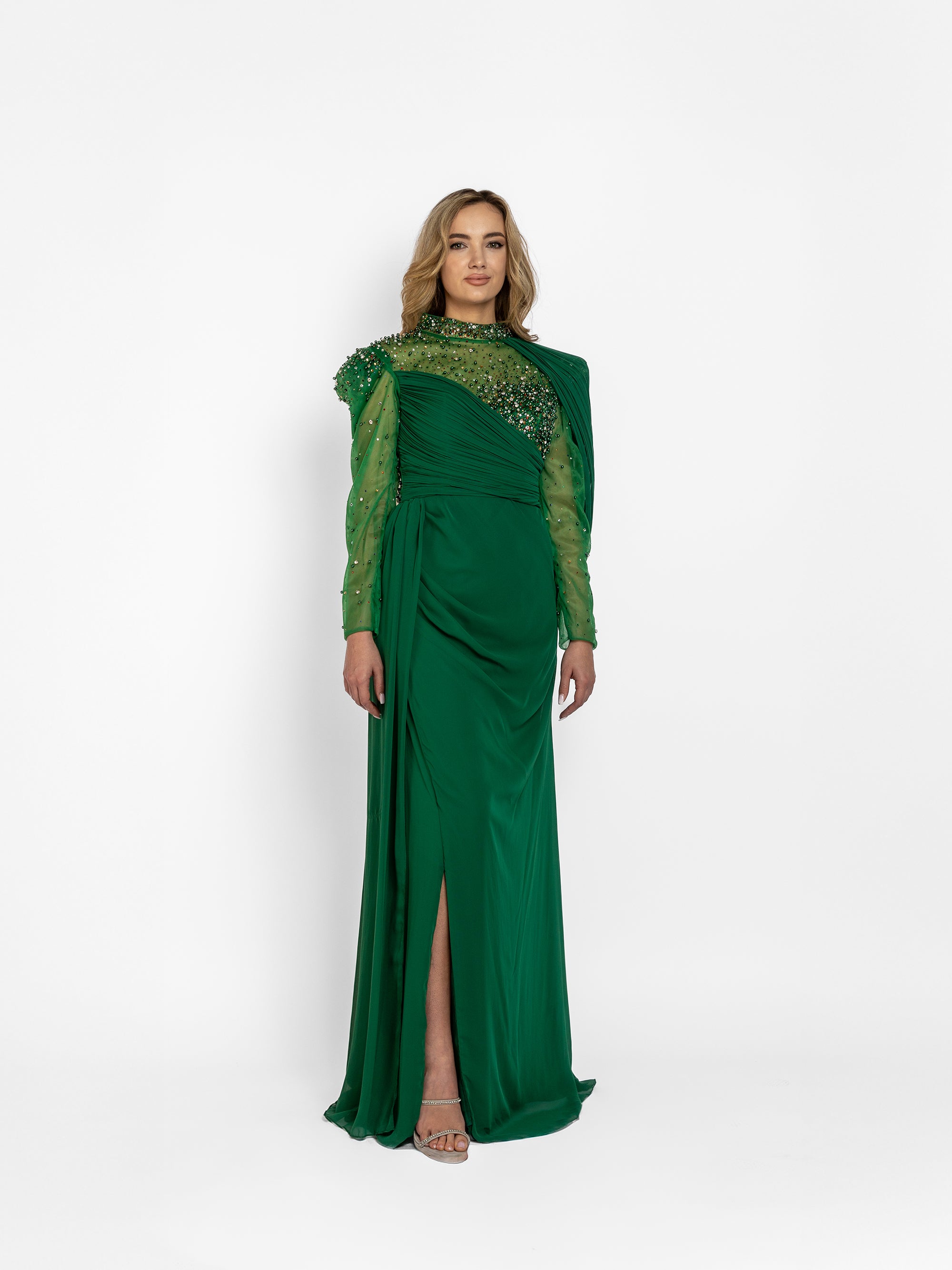 Rochie Lunga "Sahara" Verde