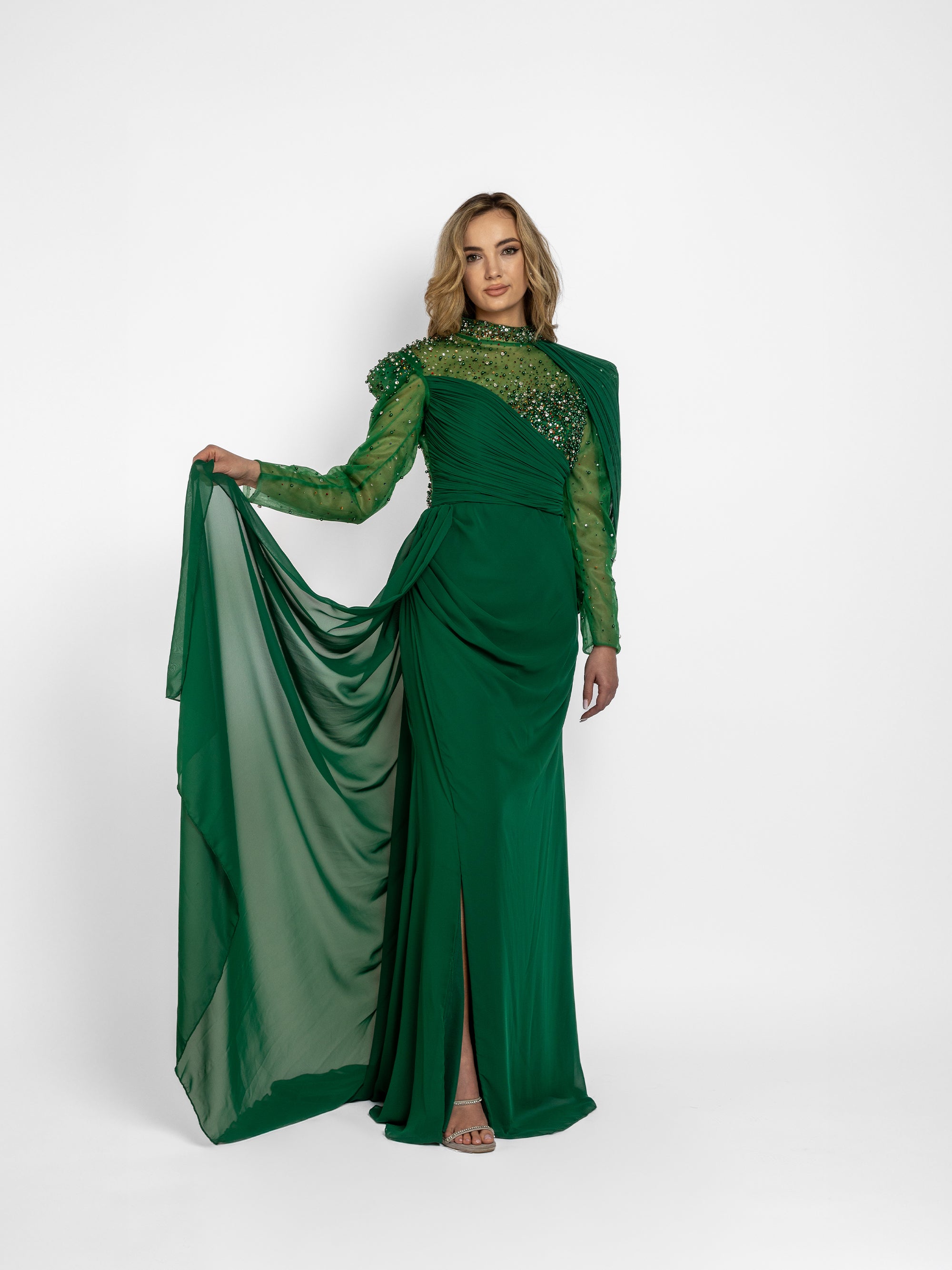 Rochie Lunga "Sahara" Verde