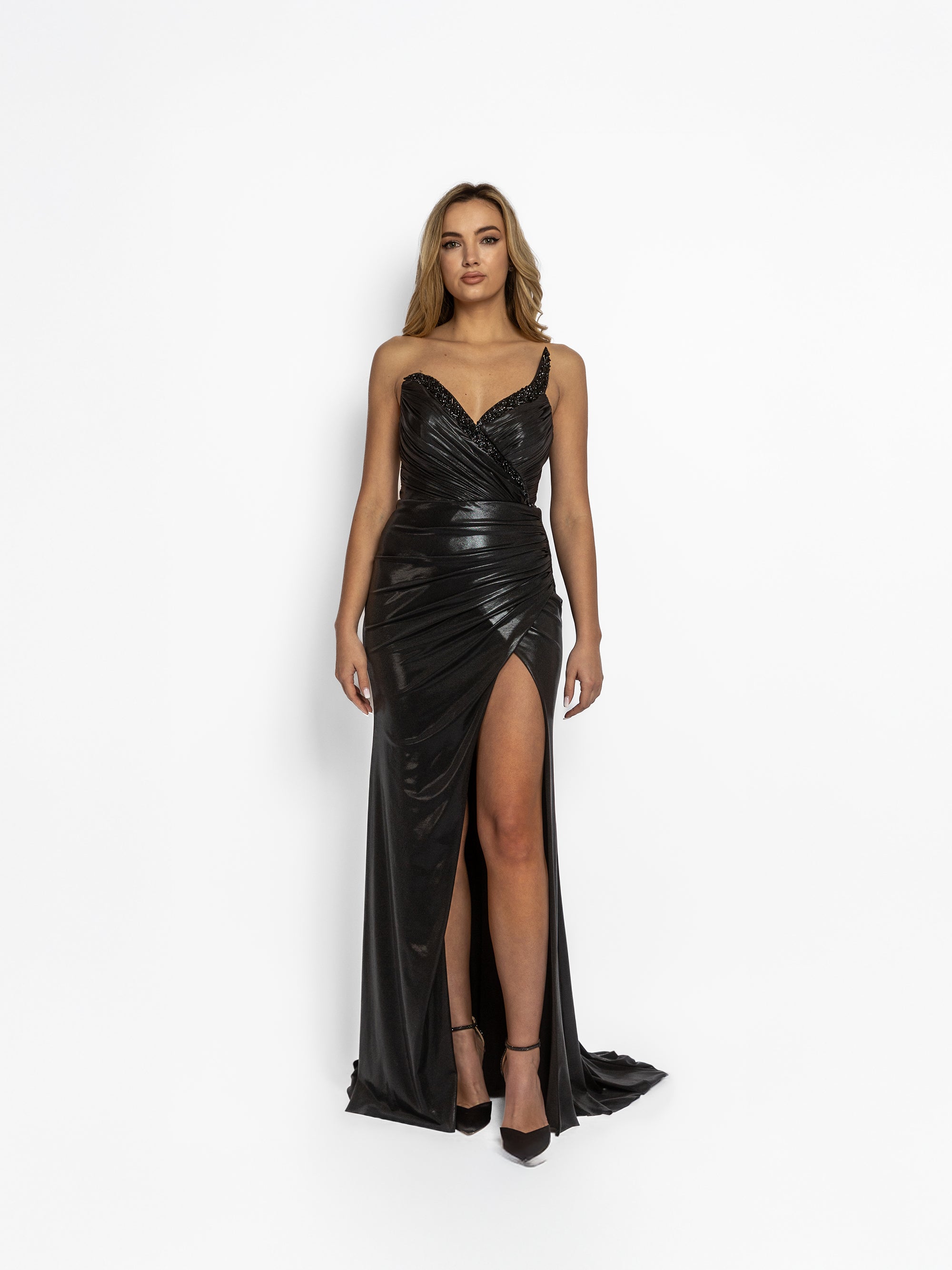 Rochie Lunga "Zaira" Negru