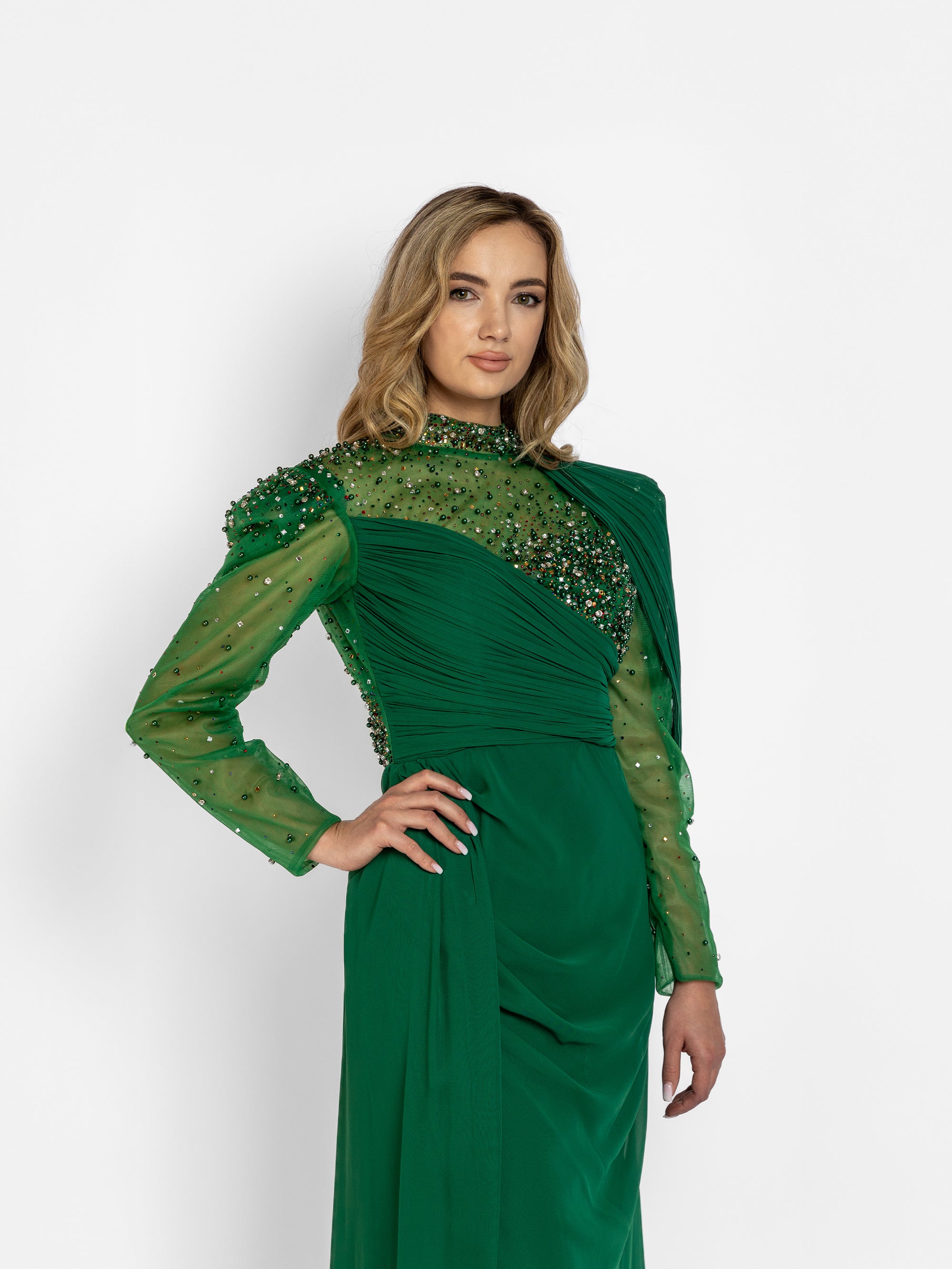 Rochie Lunga "Sahara" Verde