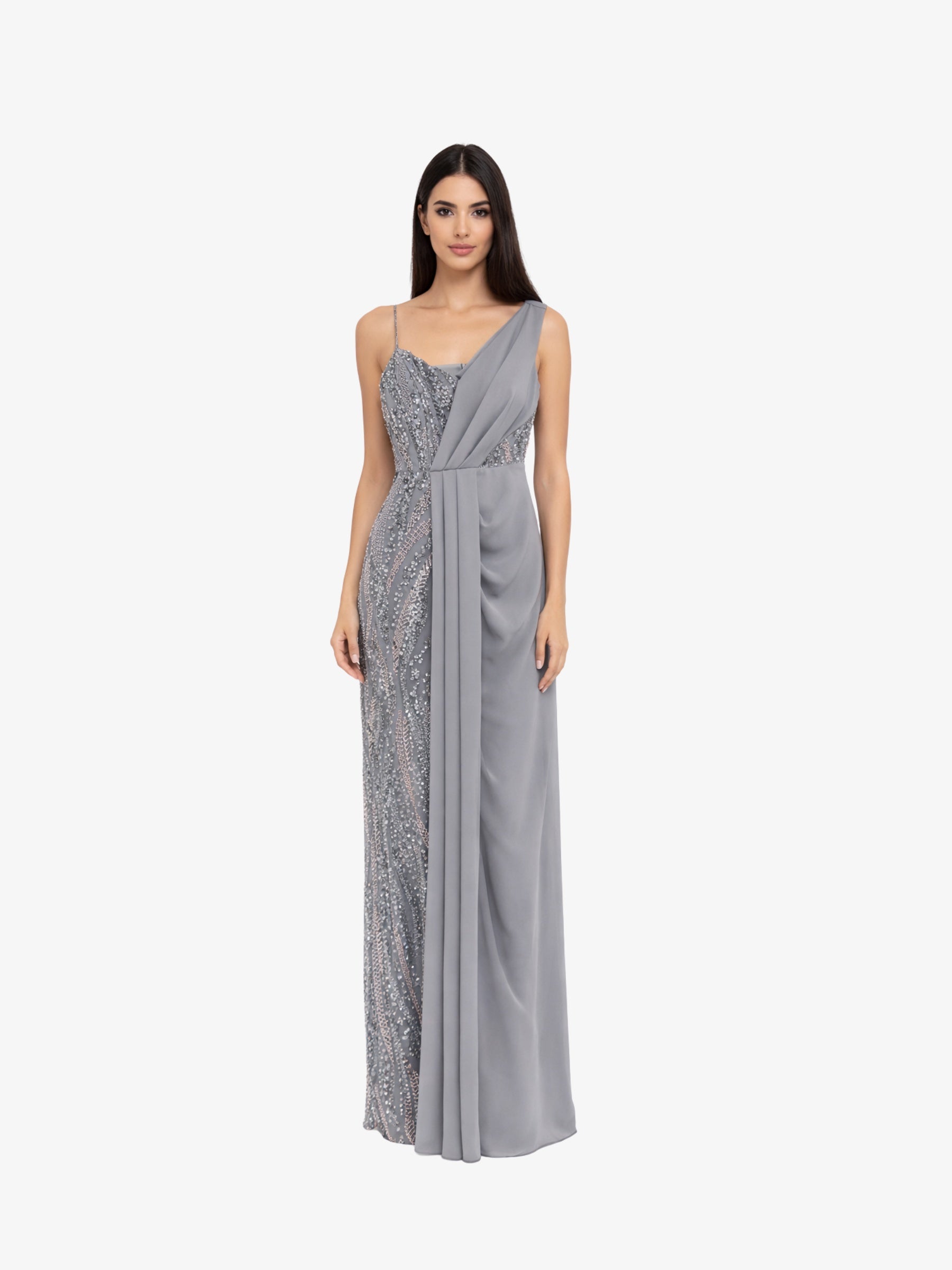 Rochie Lunga “Rowa”, Gri