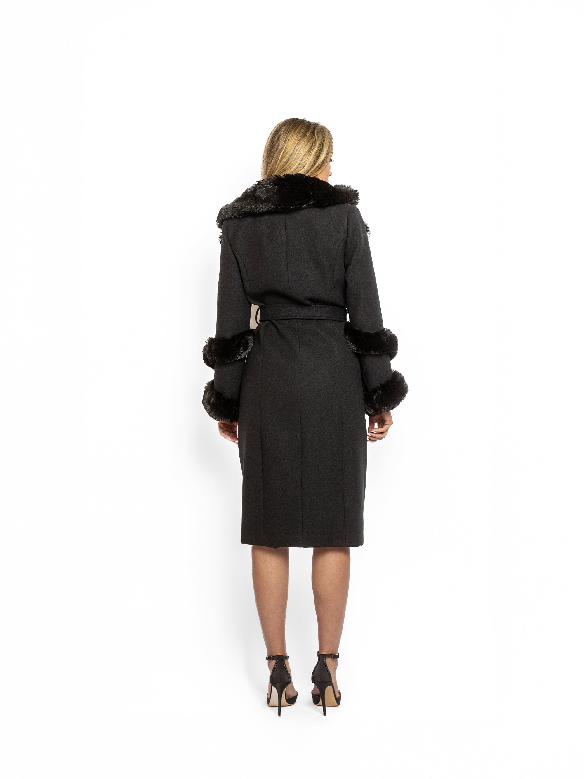 Palton "Royal Luxury", Negru