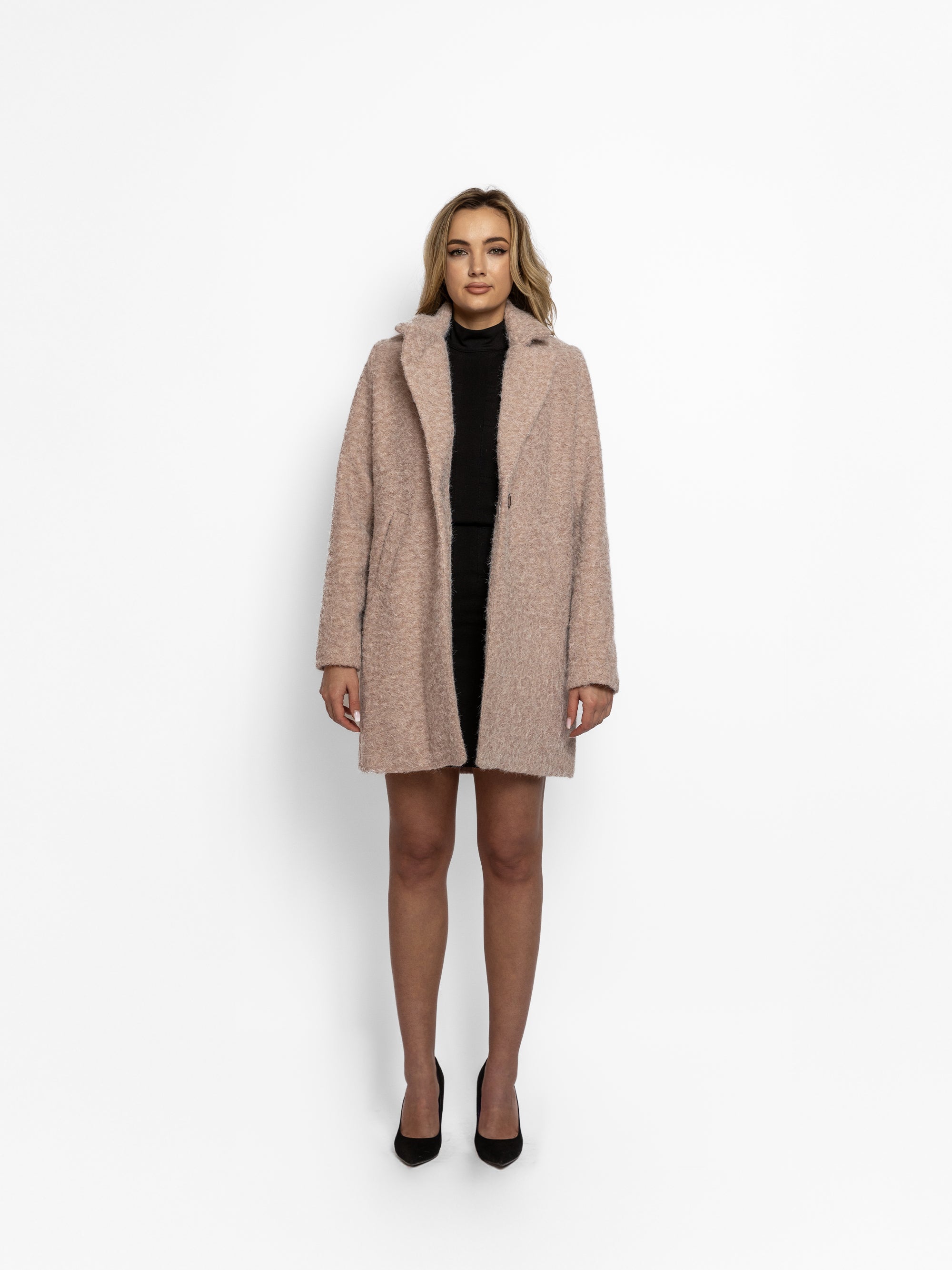 Palton "Vanessa", Bej