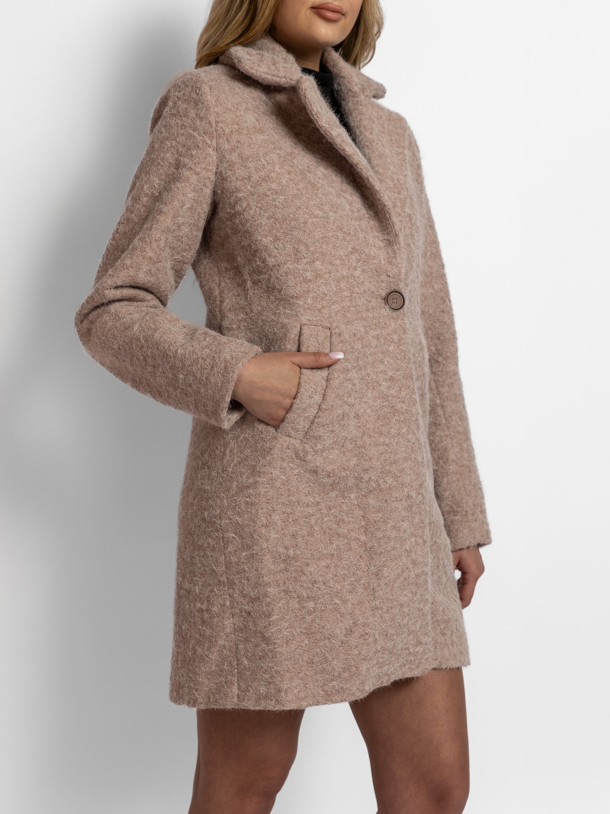 Palton "Vanessa", Bej