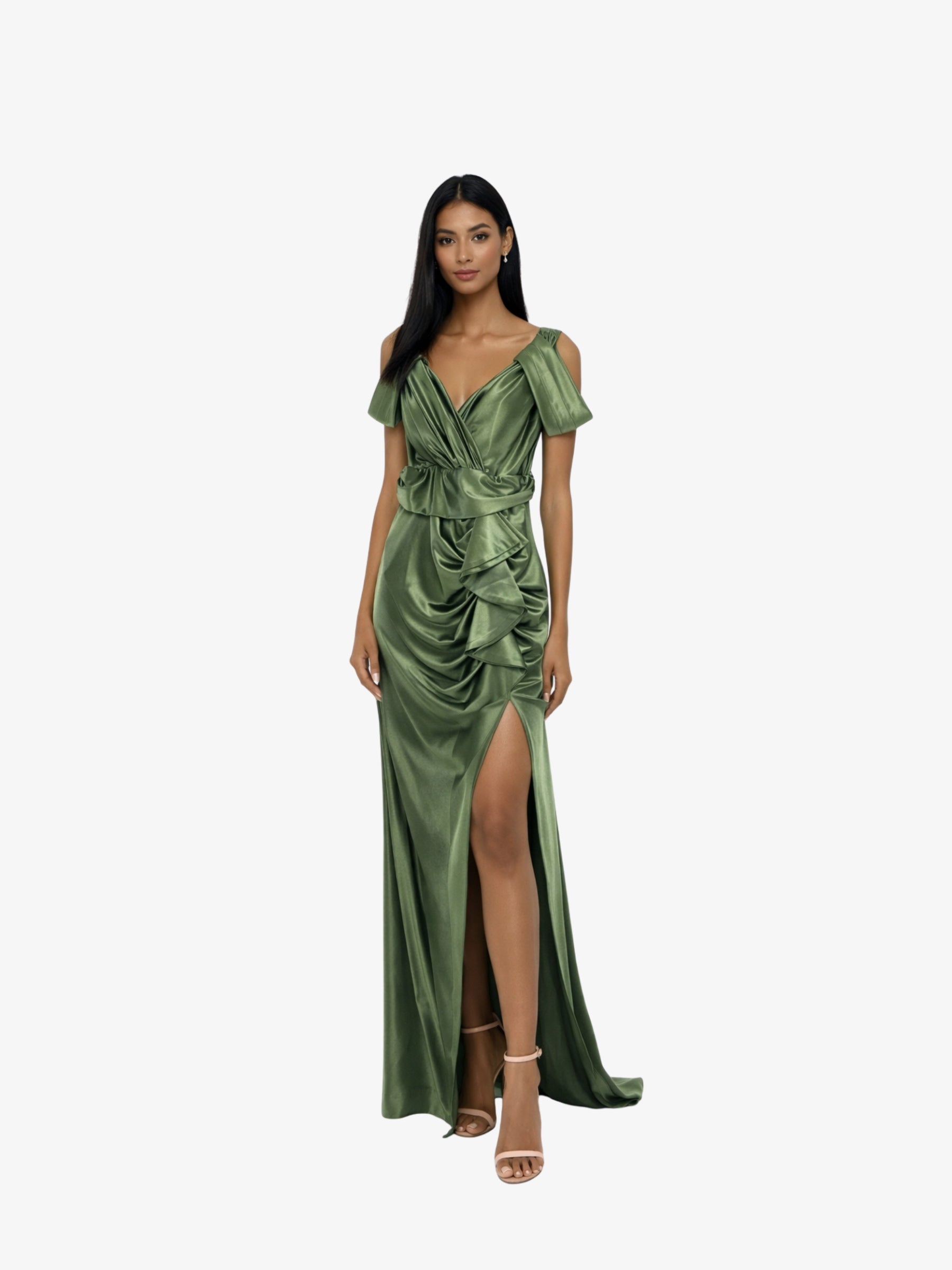 Rochie Lunga “Glow”, Verde
