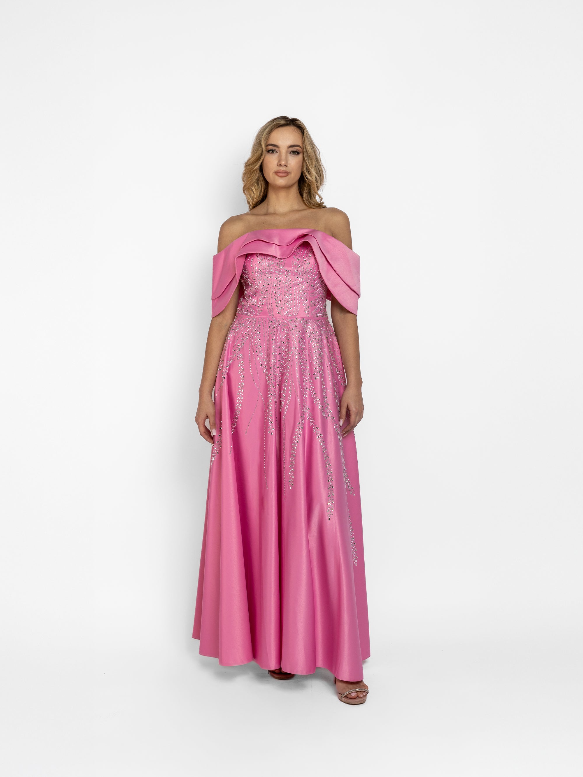 Rochie Lunga "Tamina" Roz