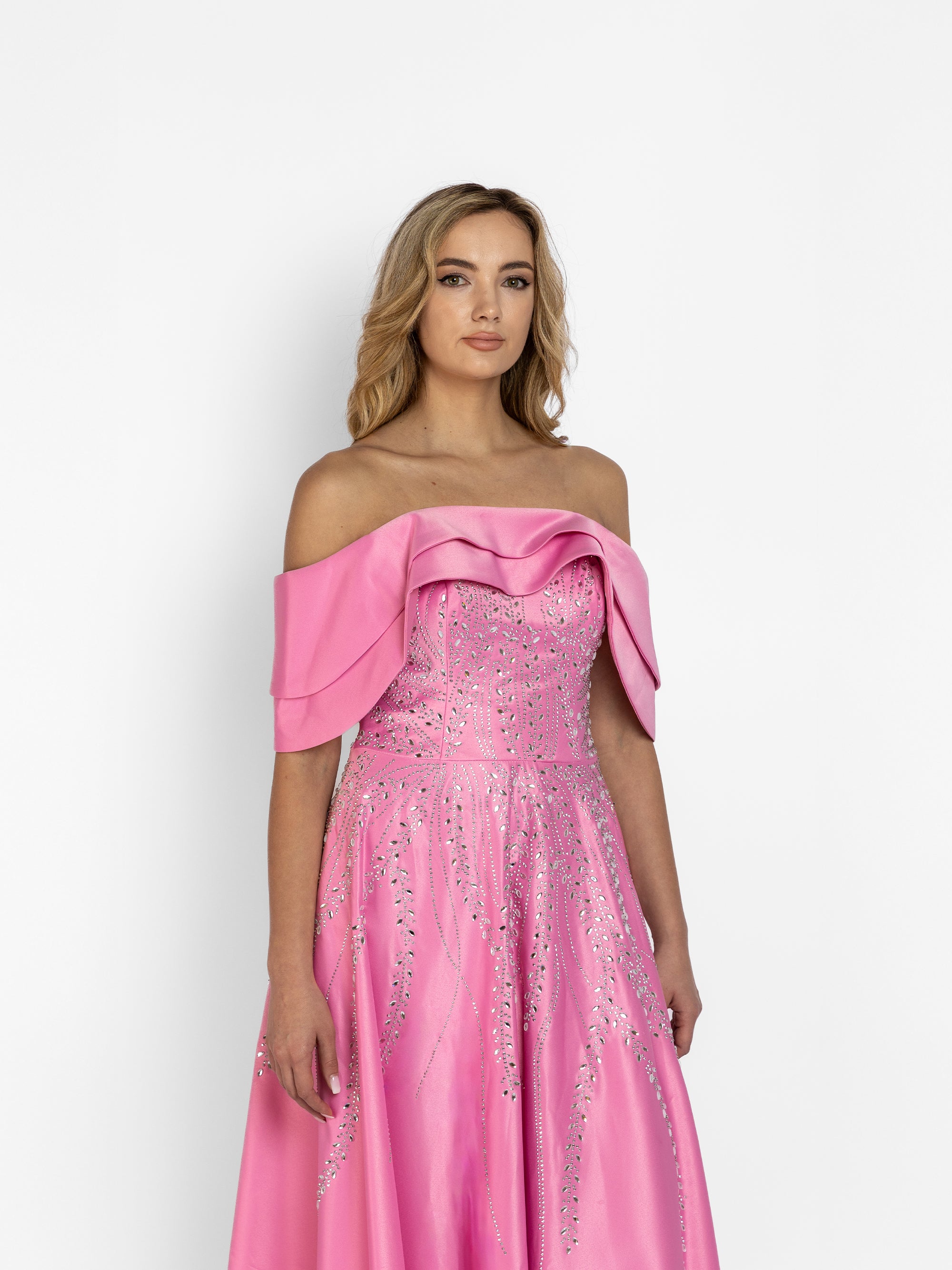 Rochie Lunga "Tamina" Roz