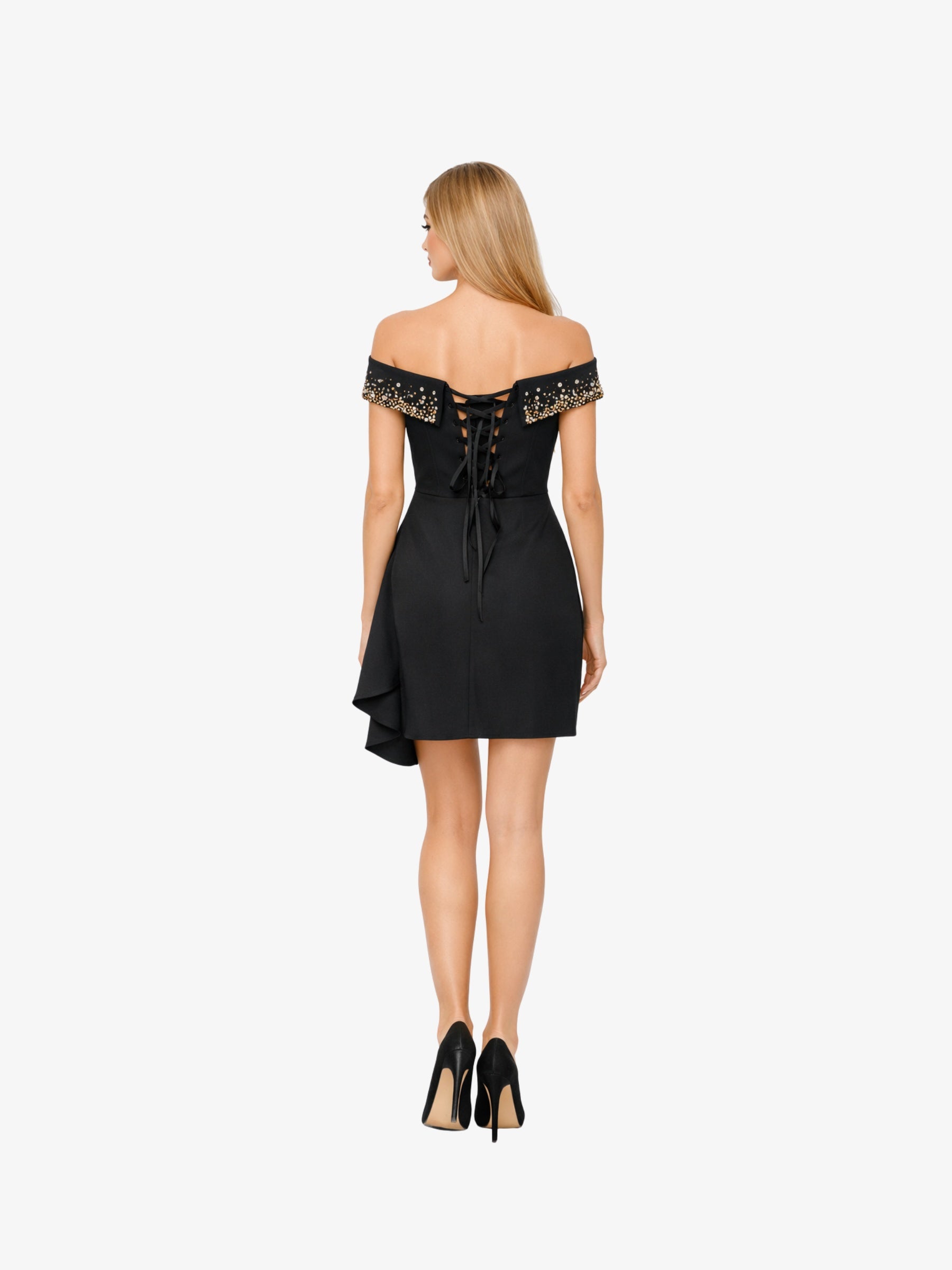 Rochie Scurta “Miriam”, Negru