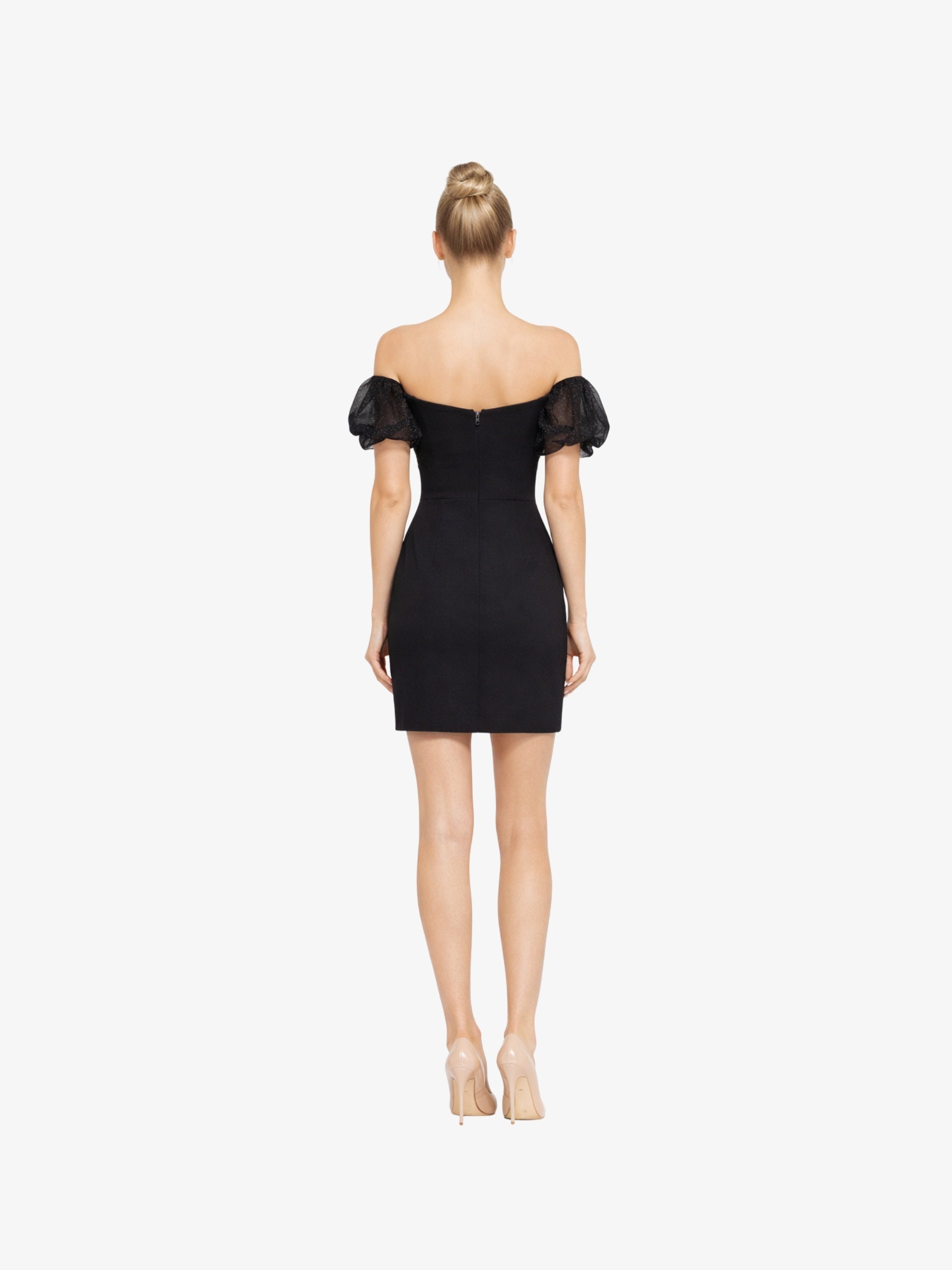 Rochie Scurta “Despina”, Negru