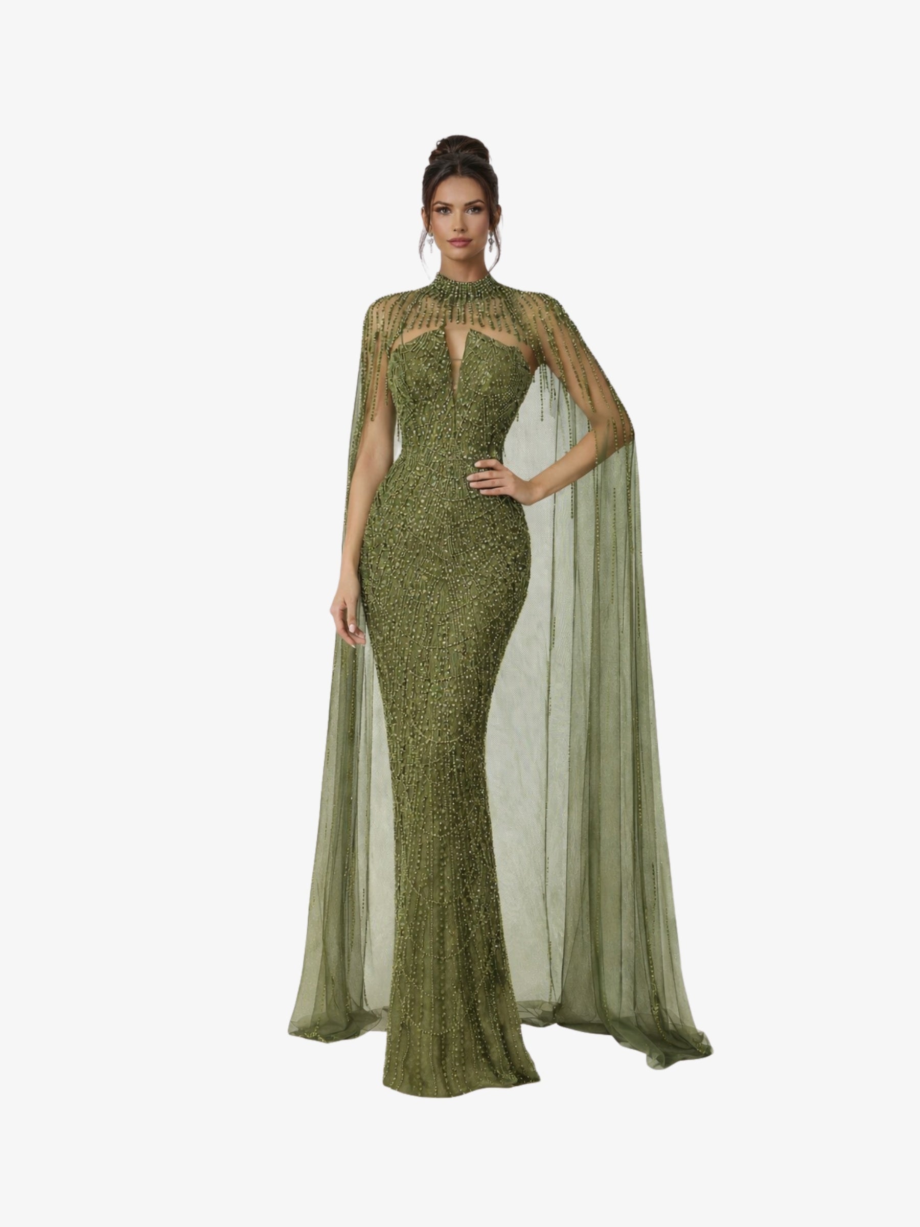 Rochie Eleganta “Camila”, Verde
