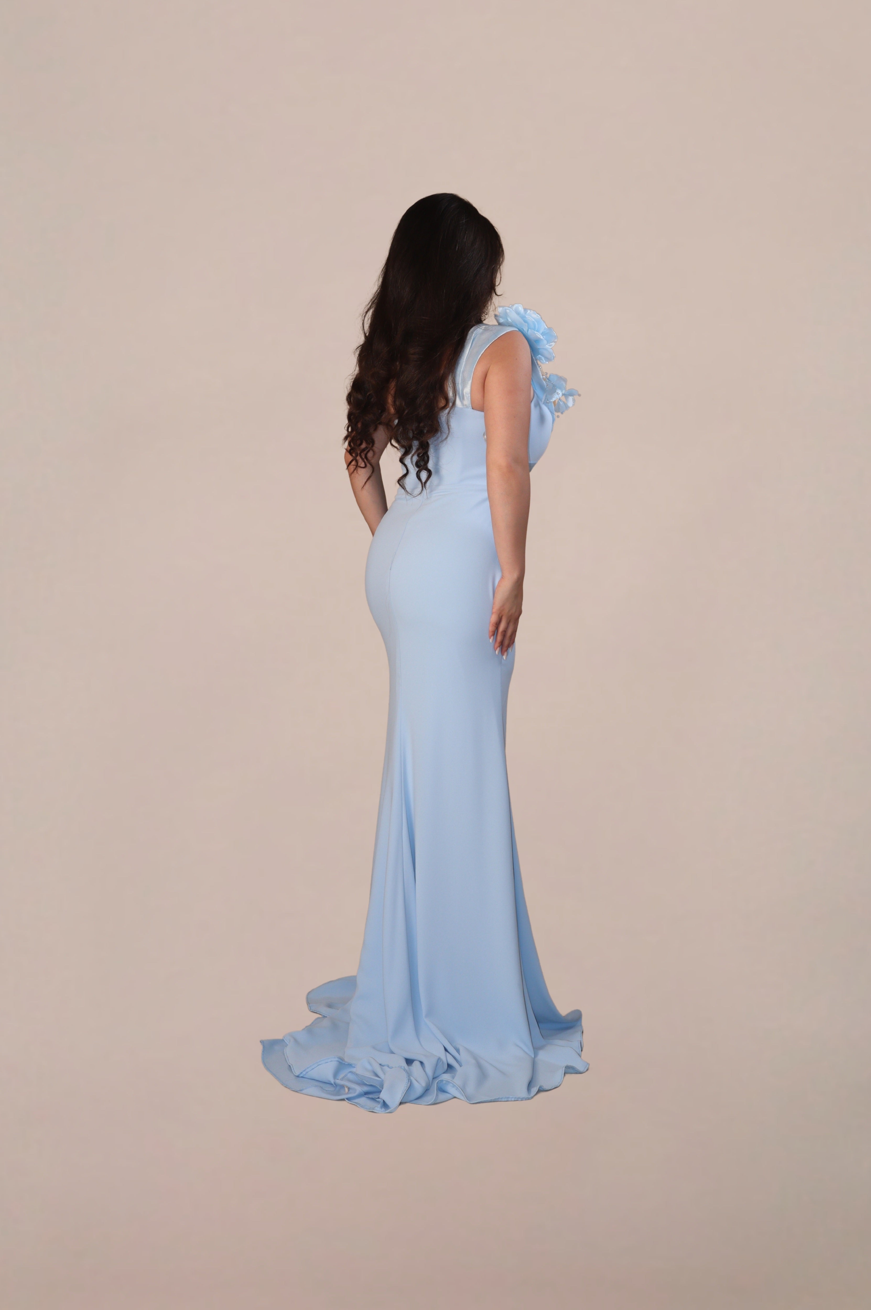 Rochie Eleganta “Begonia”, Albastru