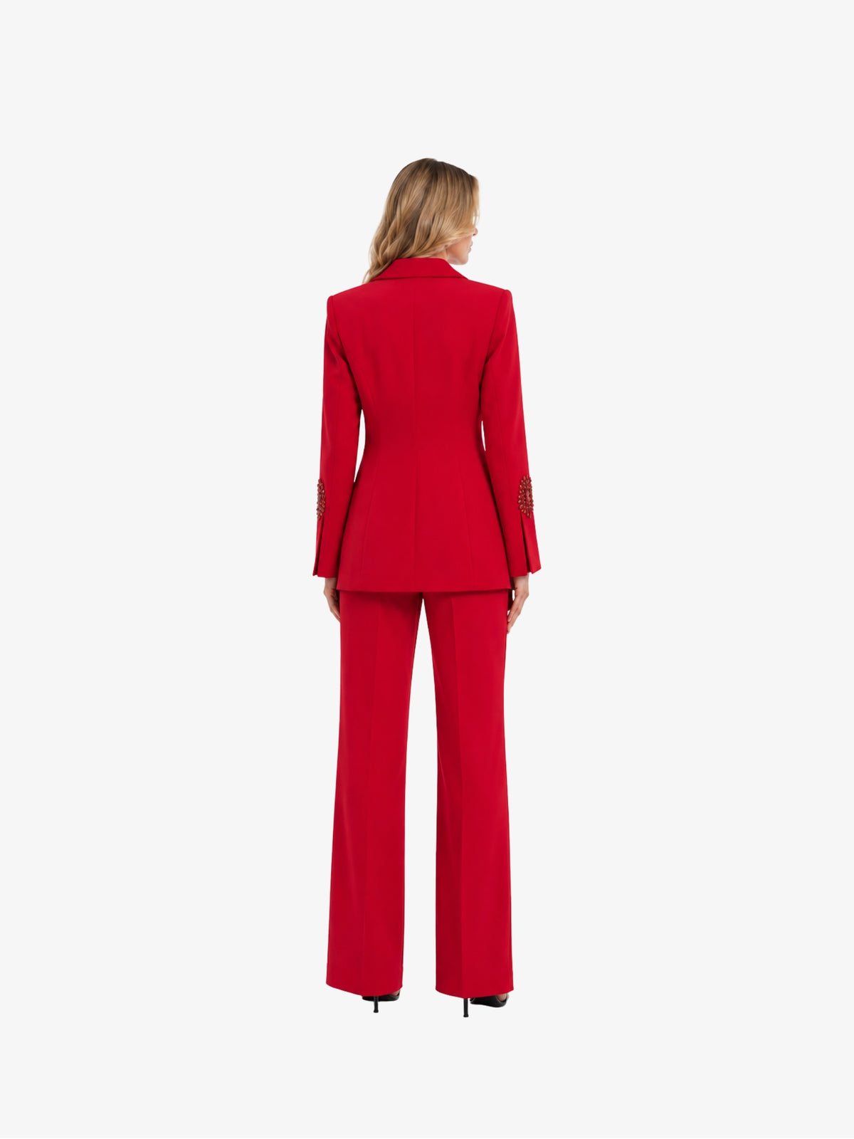Costum Elegant “Scarlet”, Rosu