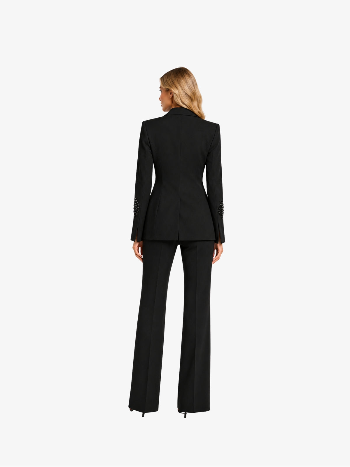 Costum Elegant “Scarlet”, Negru