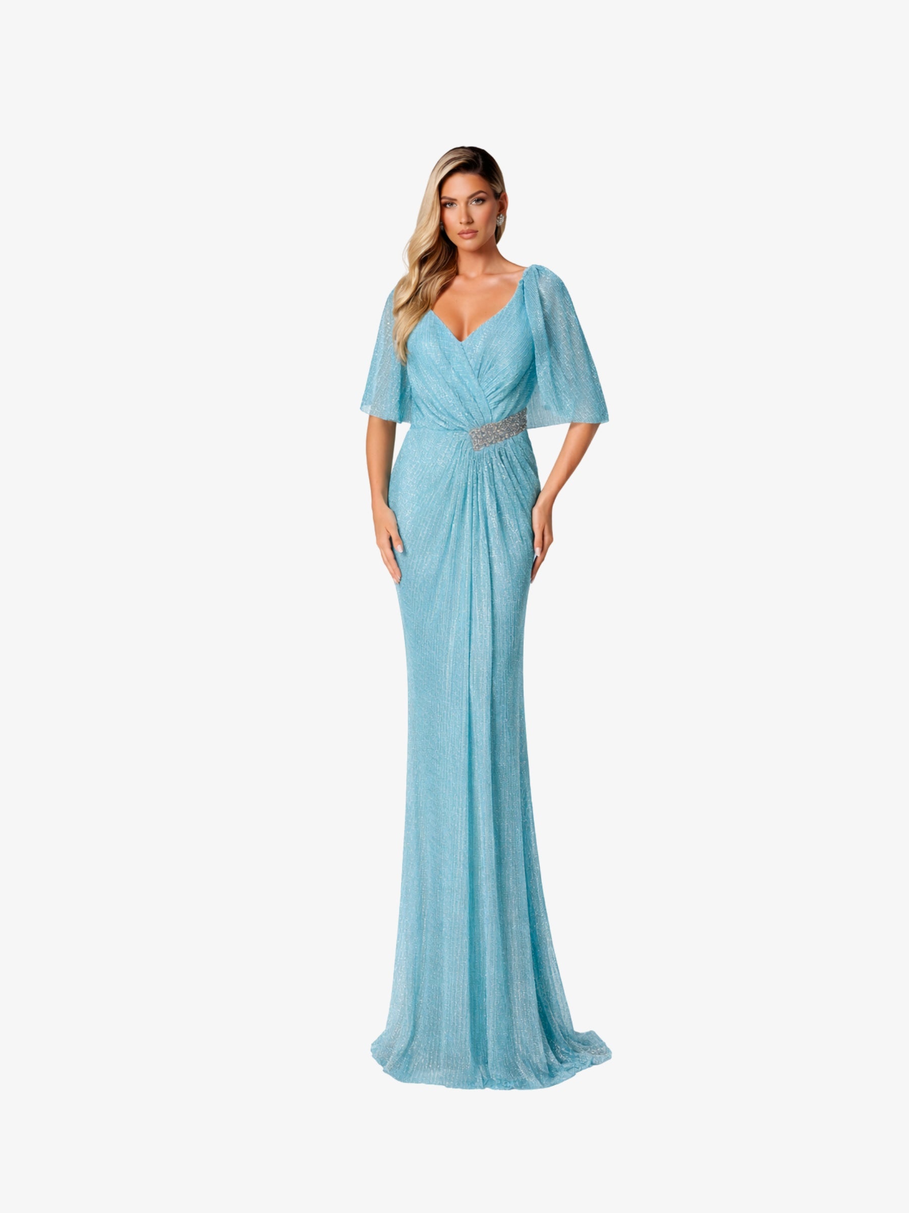 Rochie Eleganta “Marsilia”, Turcoaz