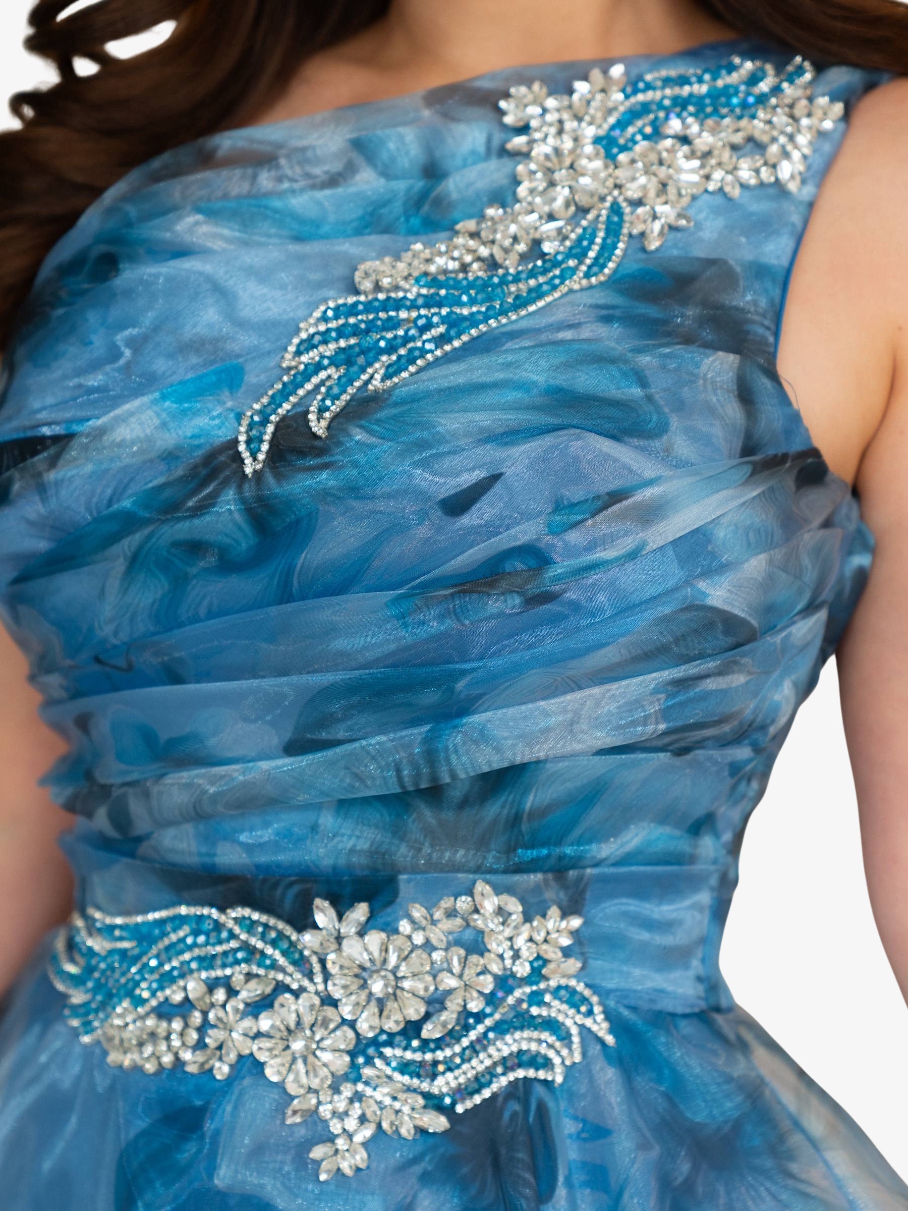 Rochie Eleganta “Magnolia”, Albastru