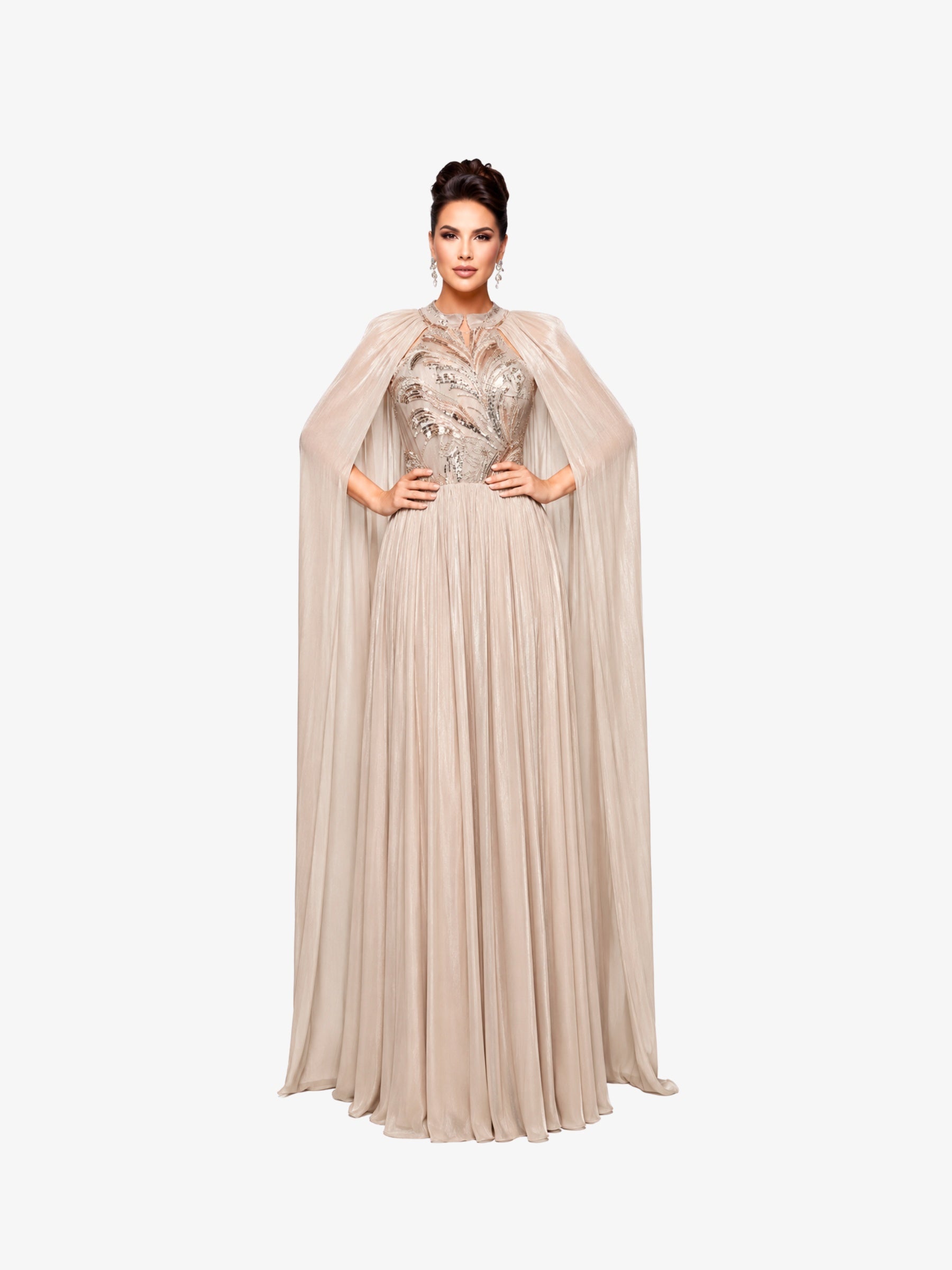 Rochie Lunga “Elisabeth”, Ivory