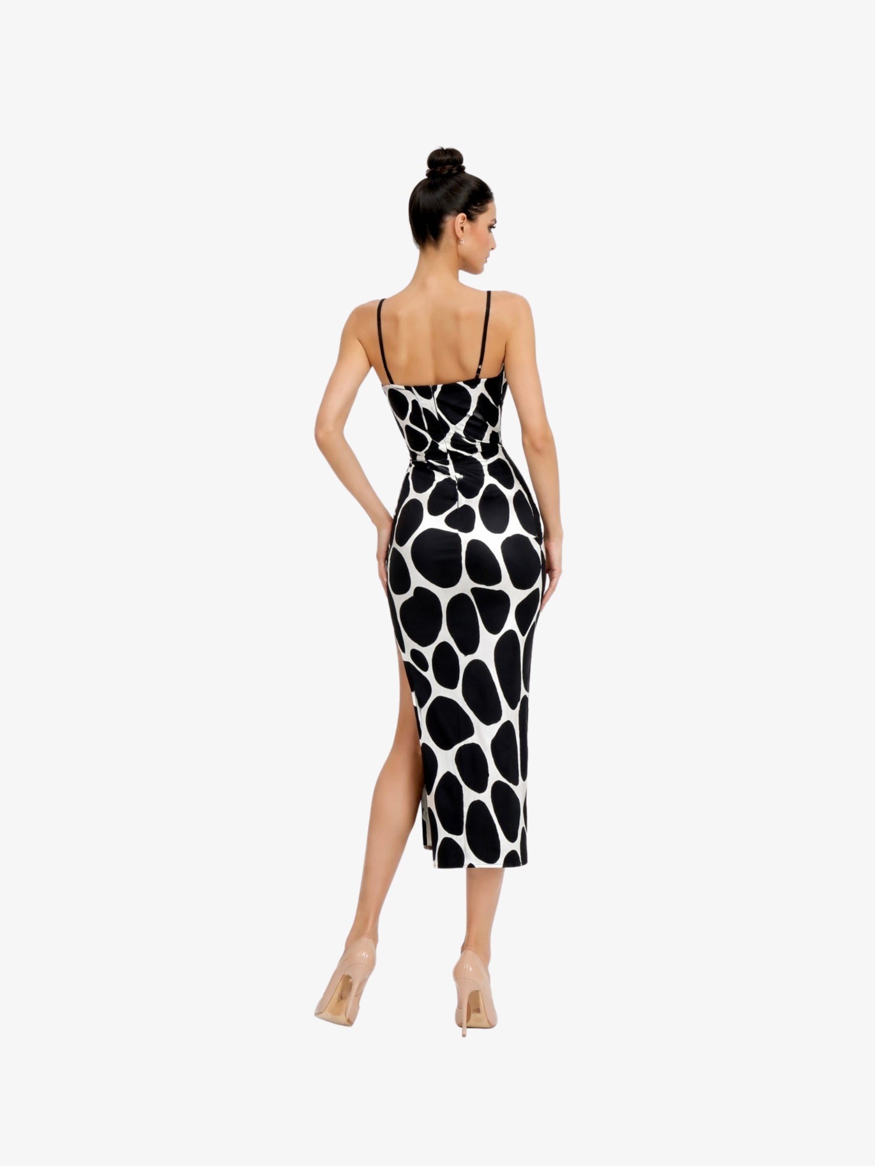 Rochie Midi “Disa”, Negru