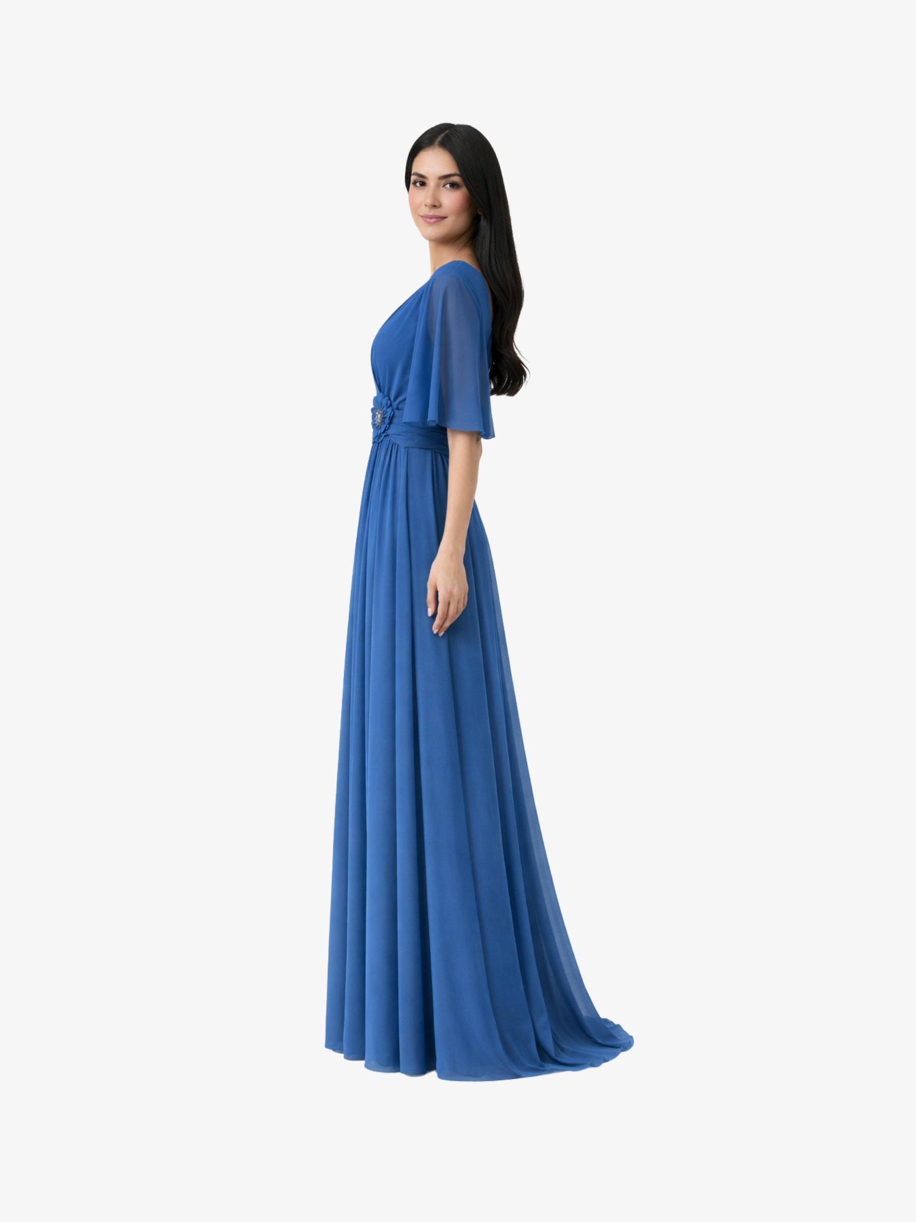 Rochie Lunga “Eleonor”, Albastru