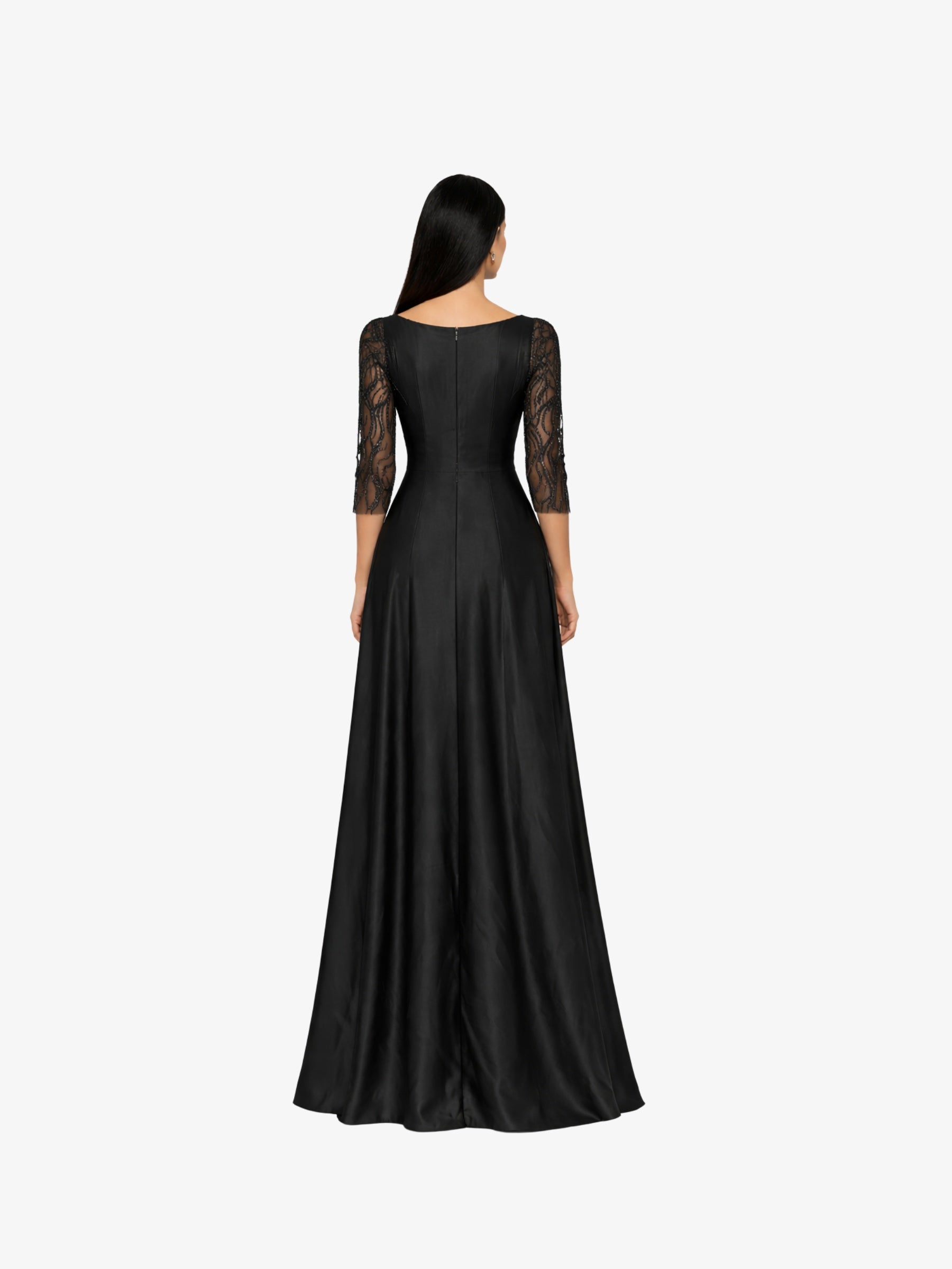 Rochie Lunga “Paloma”, Negru