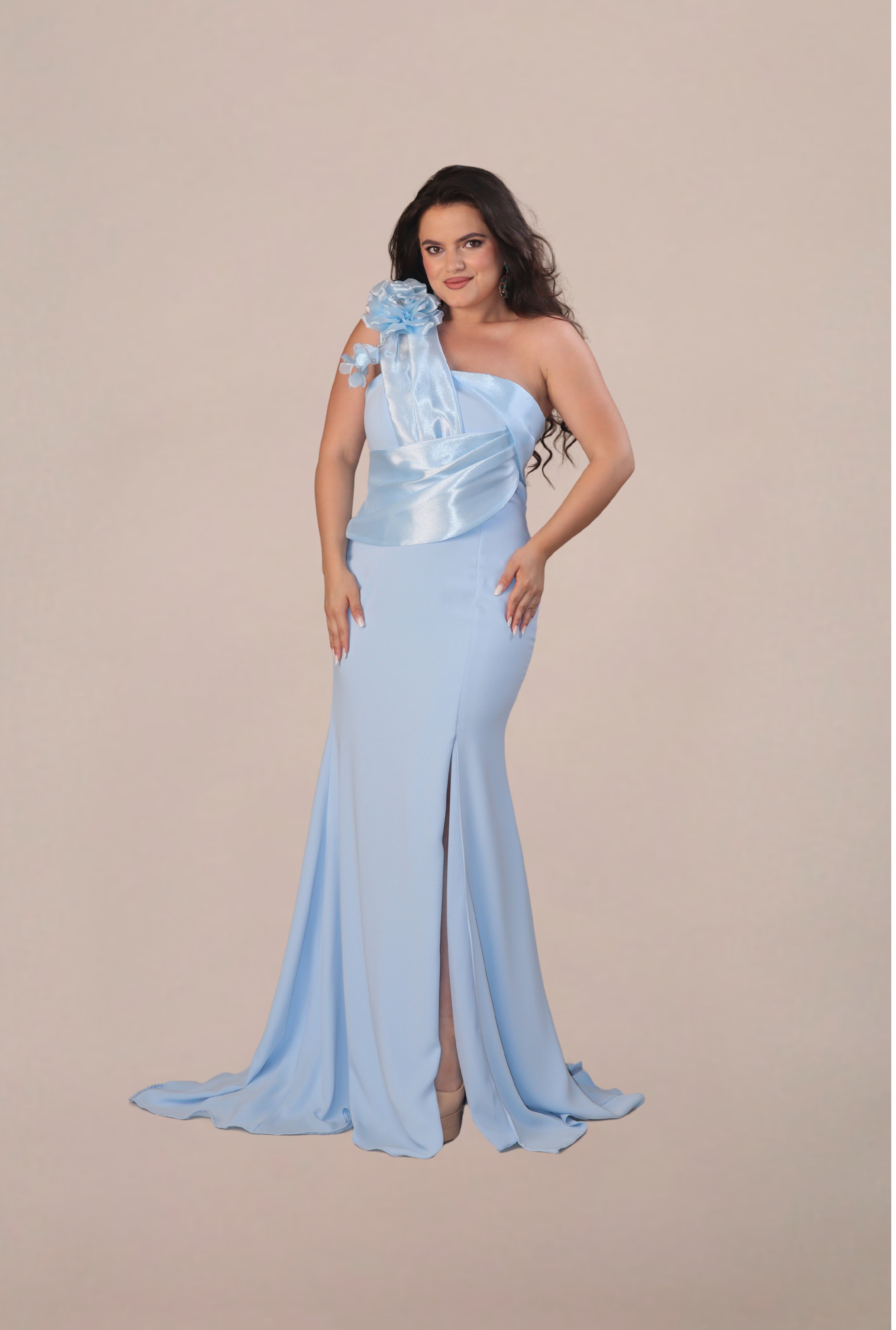 Rochie Eleganta “Begonia”, Albastru